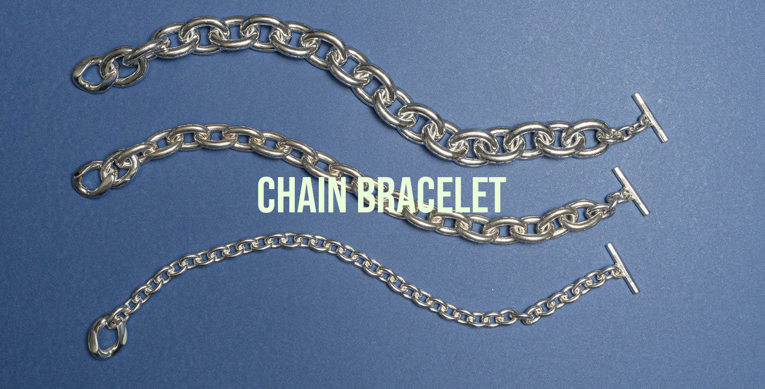 SV-925 人気の太目チェーンブレスレットPICKUP