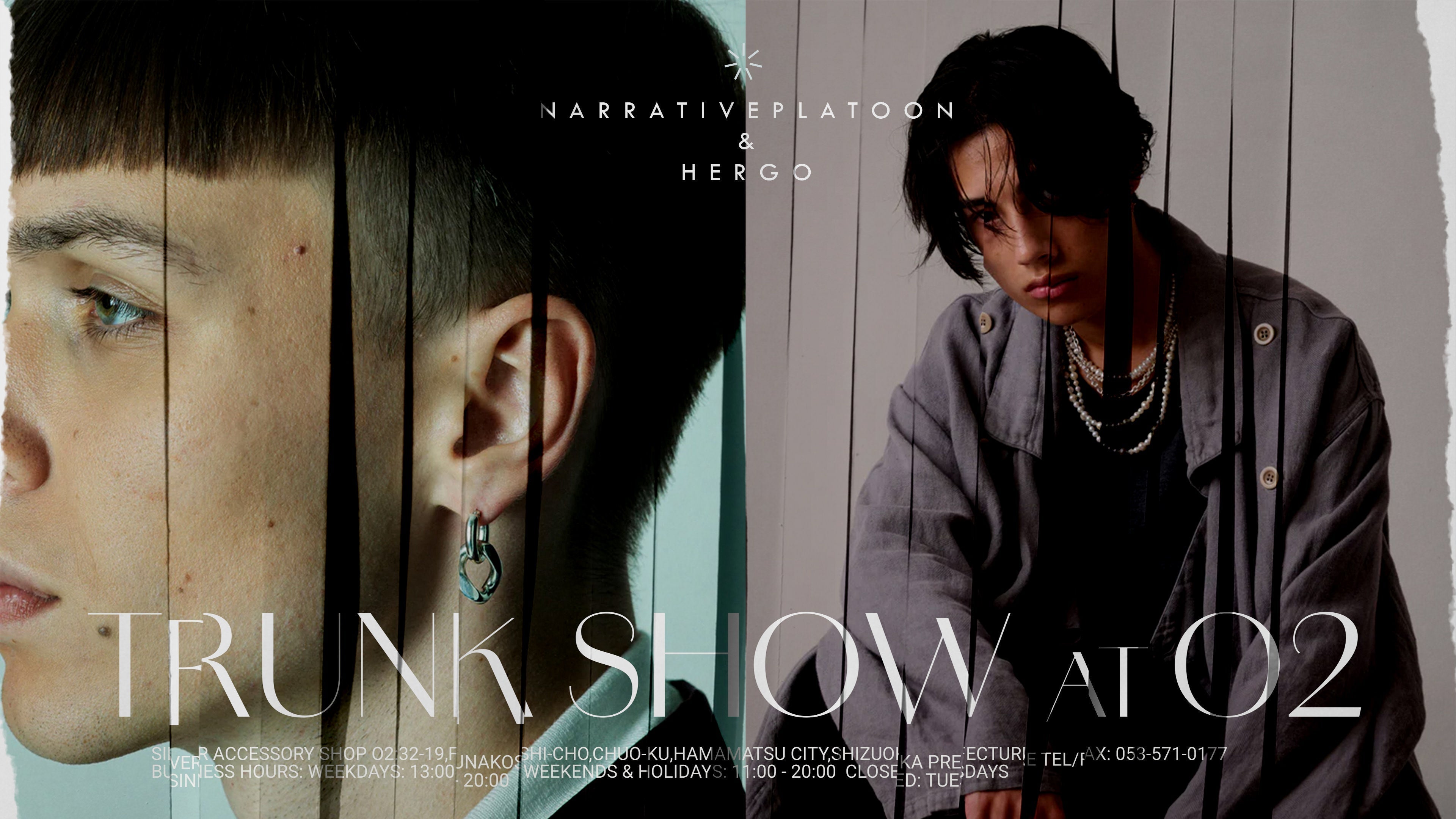 NARRATIVEPLATOON & HERGO ポップアップショップ開催|シルバーアクセサリーショップ O2