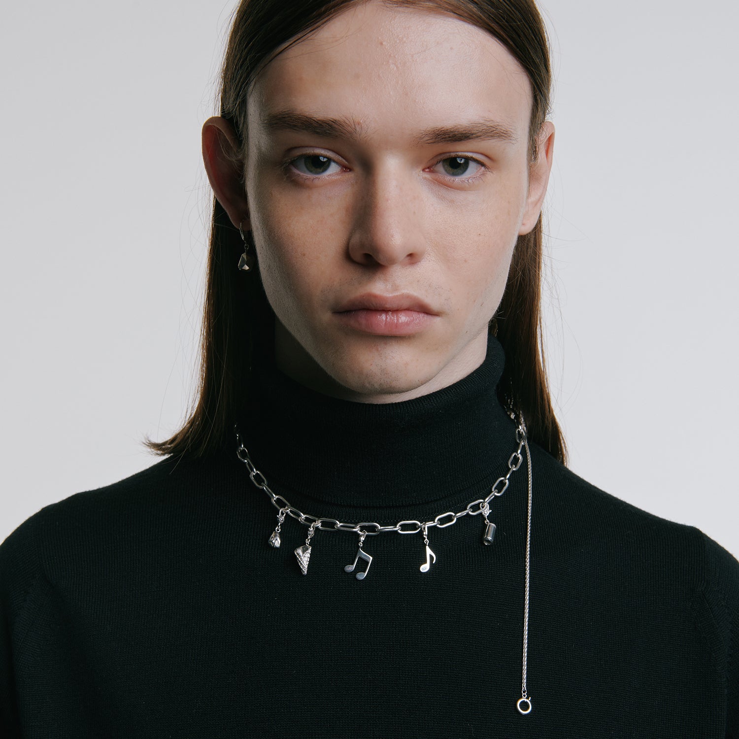 BASE CHOKER NECKLACE-LONG AZUKI- | NARRATIVEPLATOON