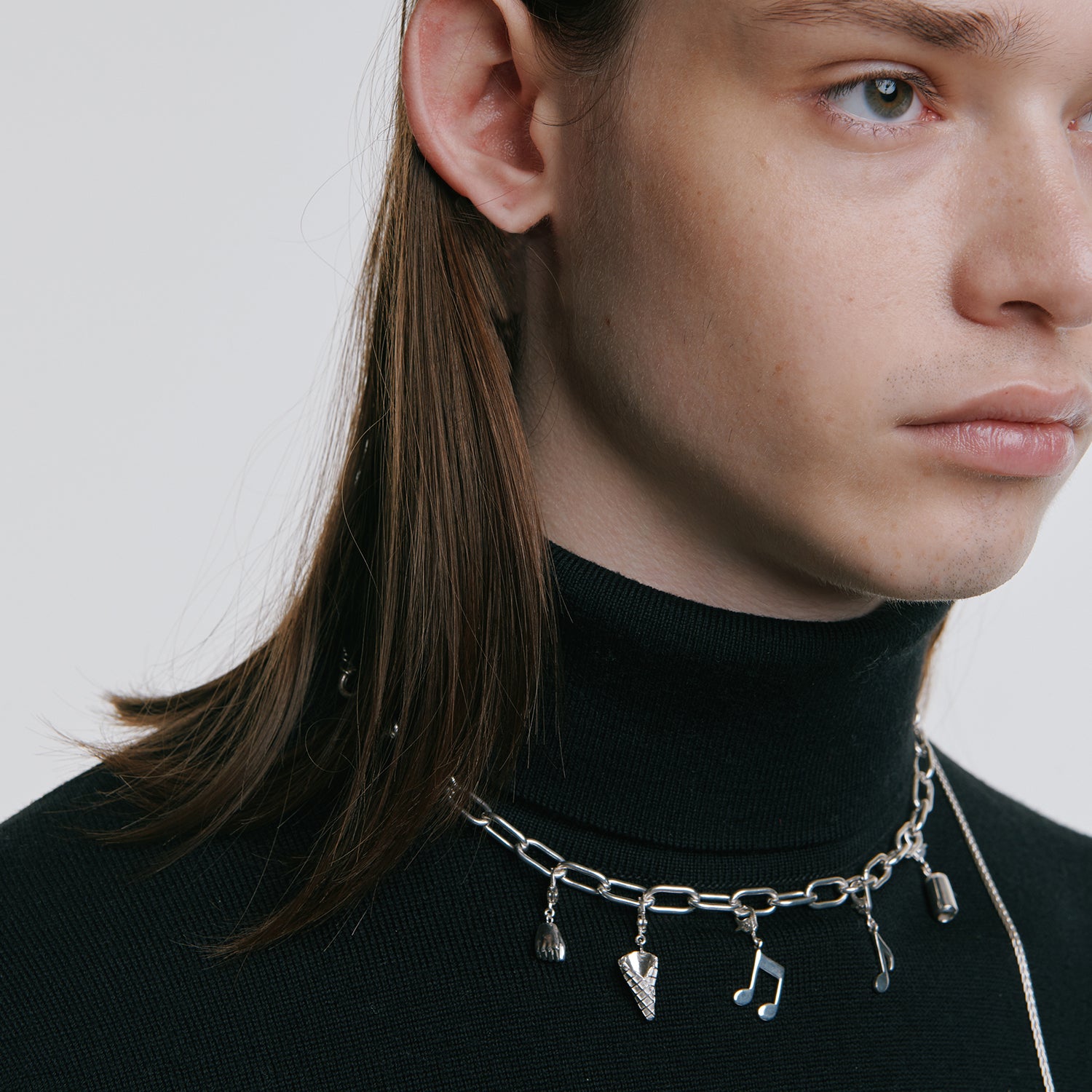 BASE CHOKER NECKLACE-LONG AZUKI- | NARRATIVEPLATOON