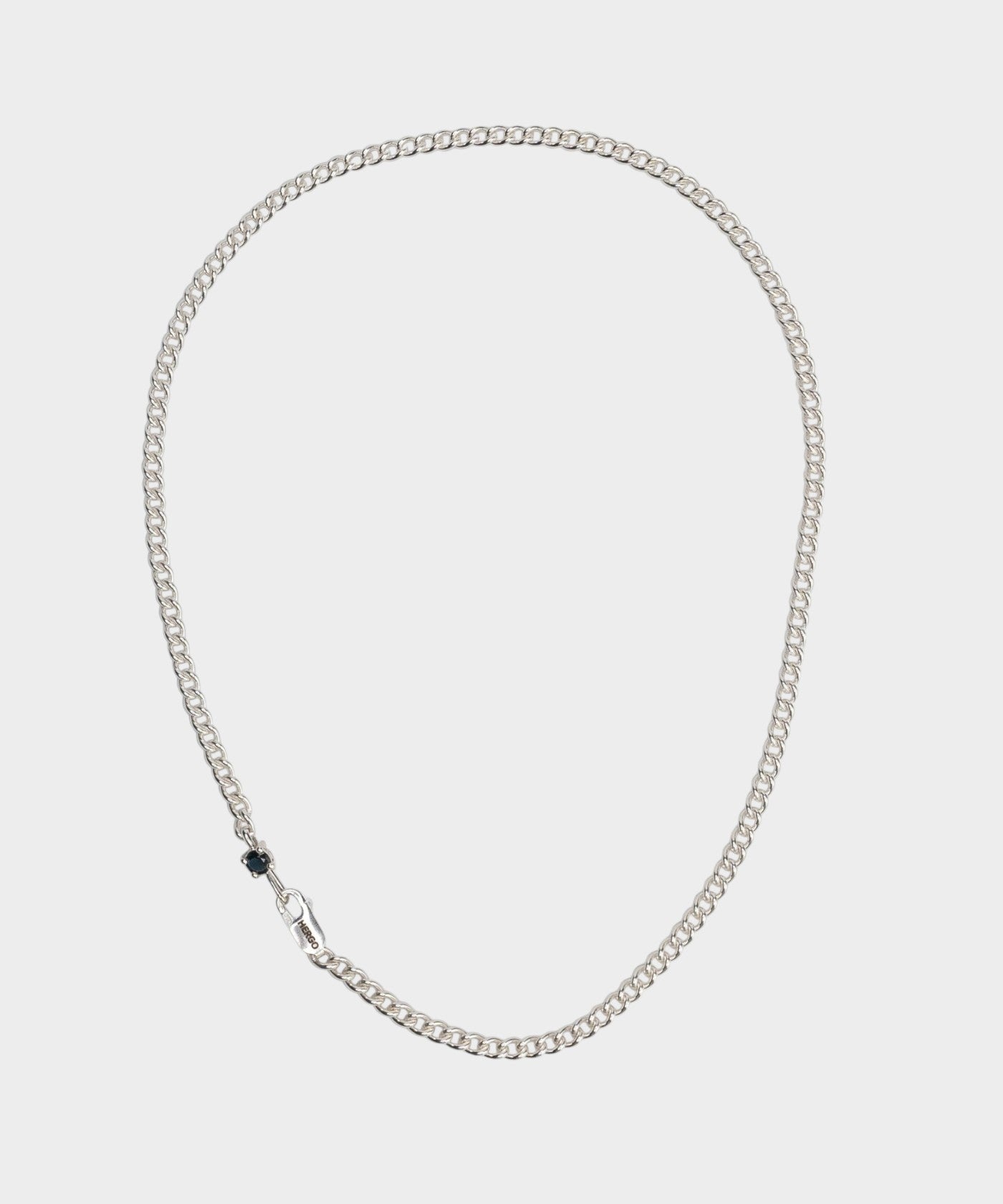 Round cut Necklace SAPPHIRE SV-925| HERGO