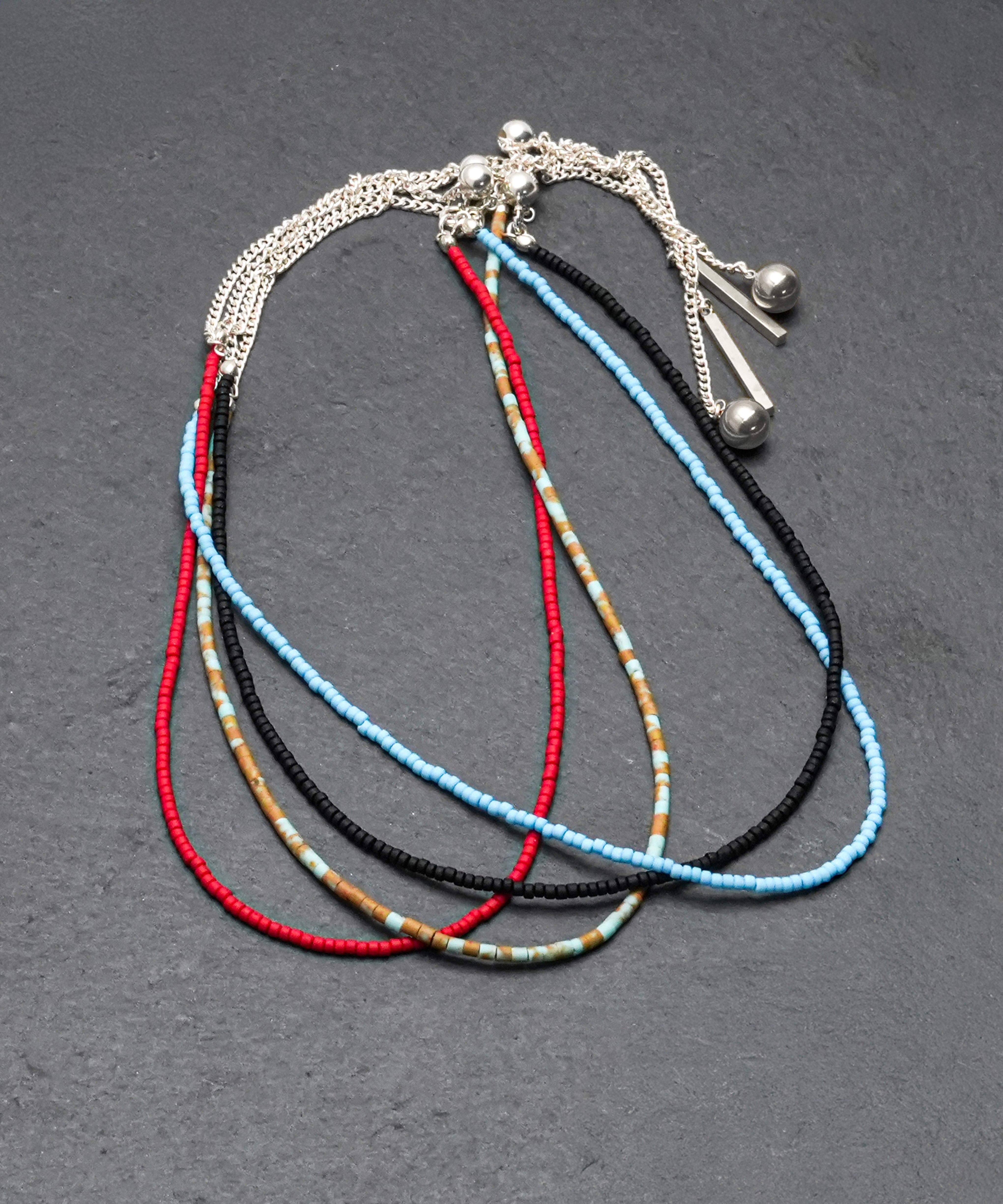 Afghan beads Line choker SV925 | NARRATIVEPLATOON
