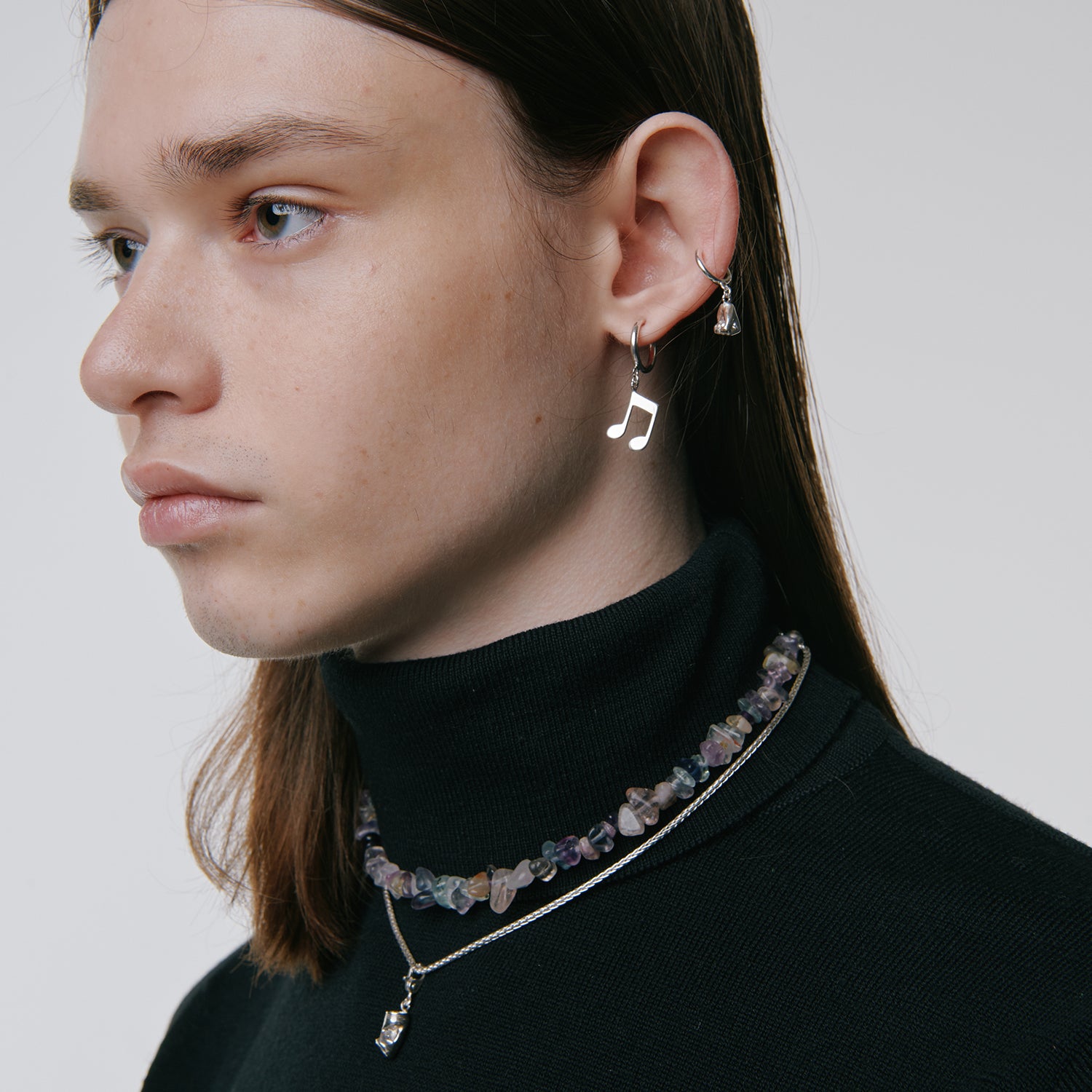 BASE CHOKER NECKLACE -BEADS MULTI- | NARRATIVEPLATOON