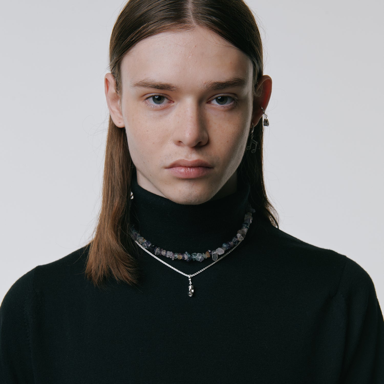 BASE CHOKER NECKLACE -BEADS MULTI- | NARRATIVEPLATOON