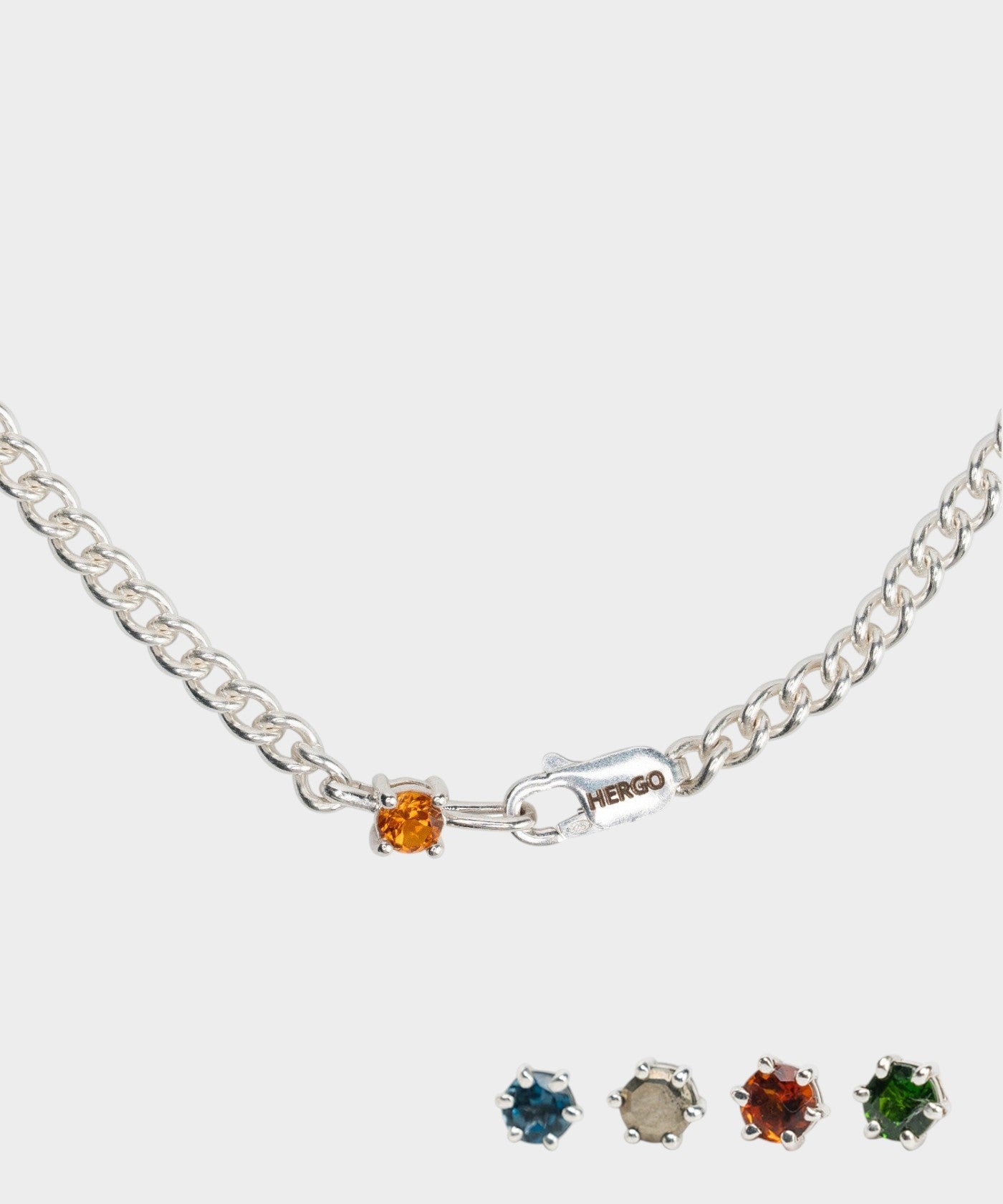 Round cut Necklace color SV-925| HERGO