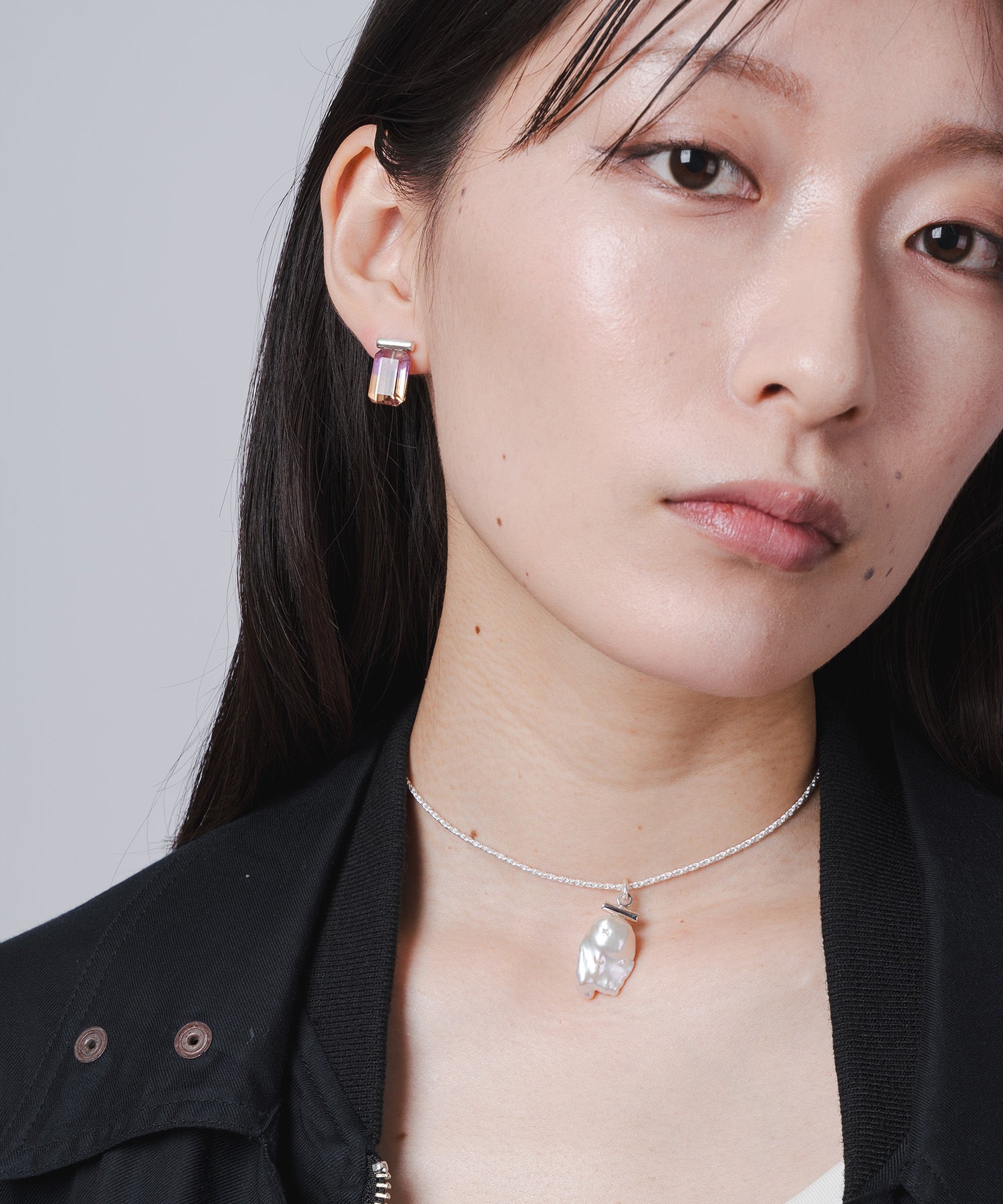 Large square stone pierce Ametrine SV-925| HERGO