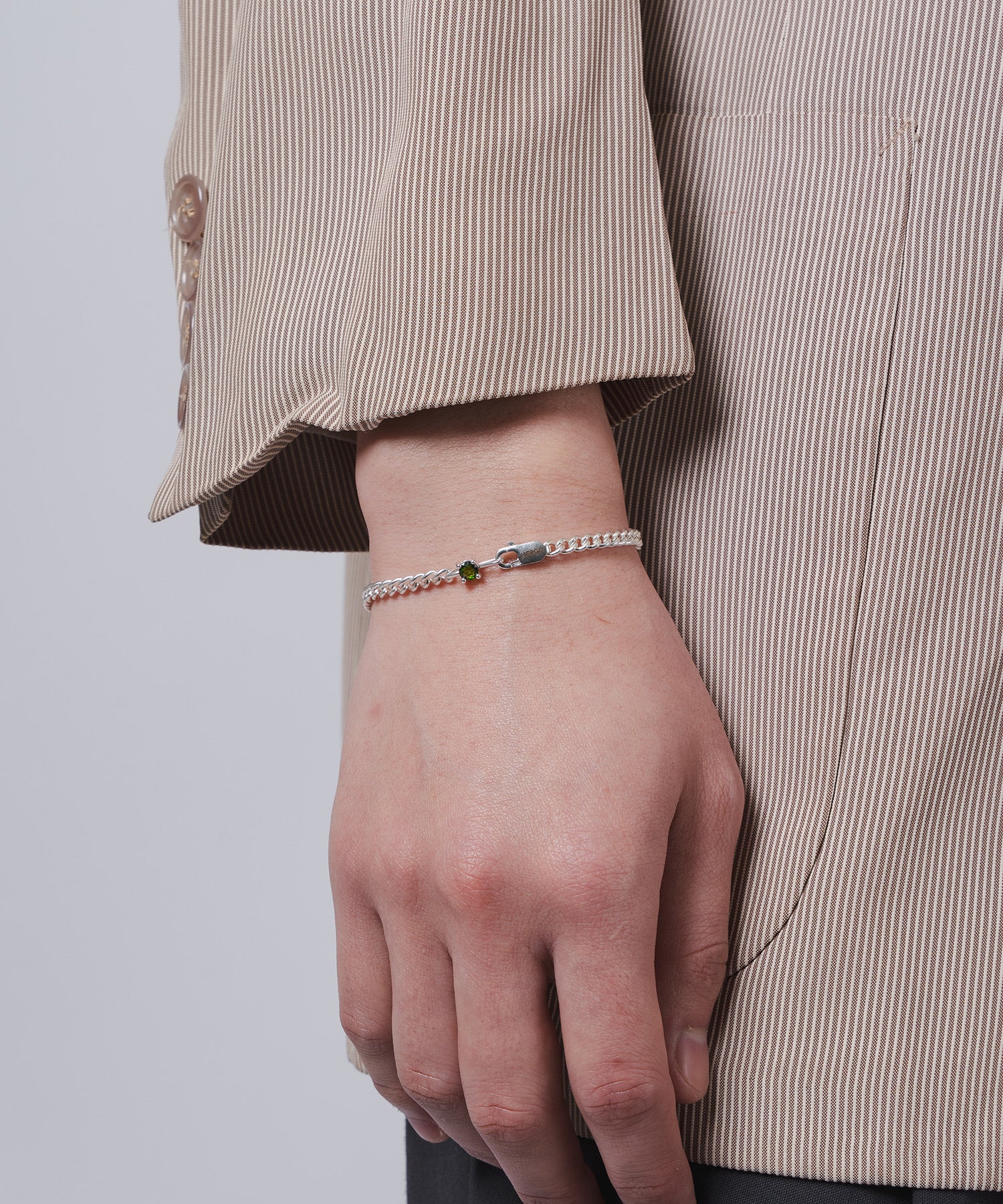 Round cut Bracelet color SV-925| HERGO