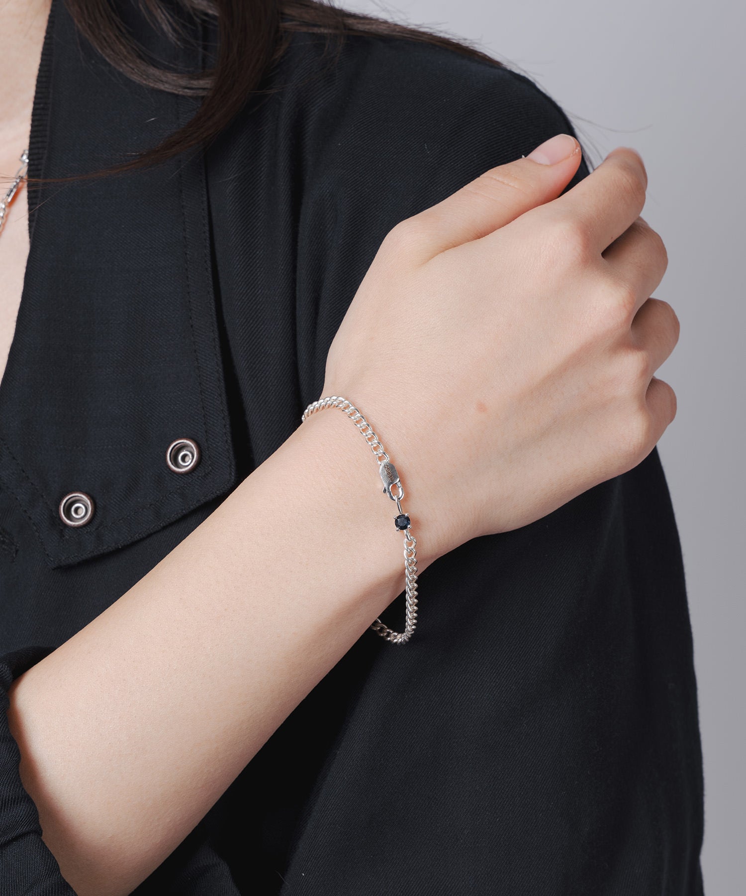 Round cut Bracelet SAPPHIRE SV-925| HERGO