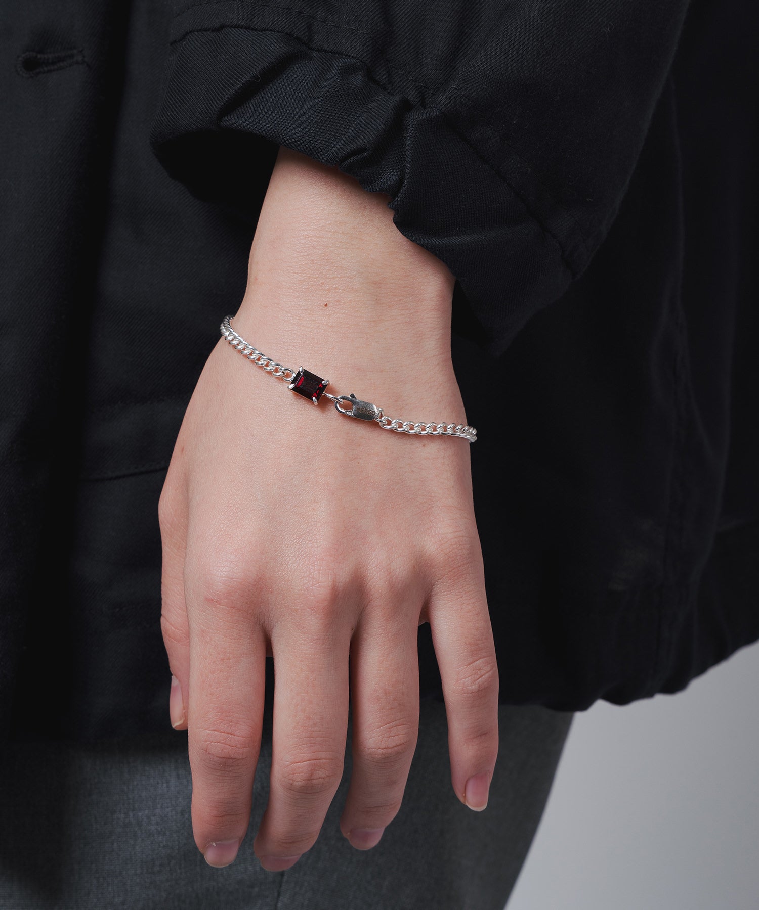 square stone Bracelet COLOR SV-925| HERGO