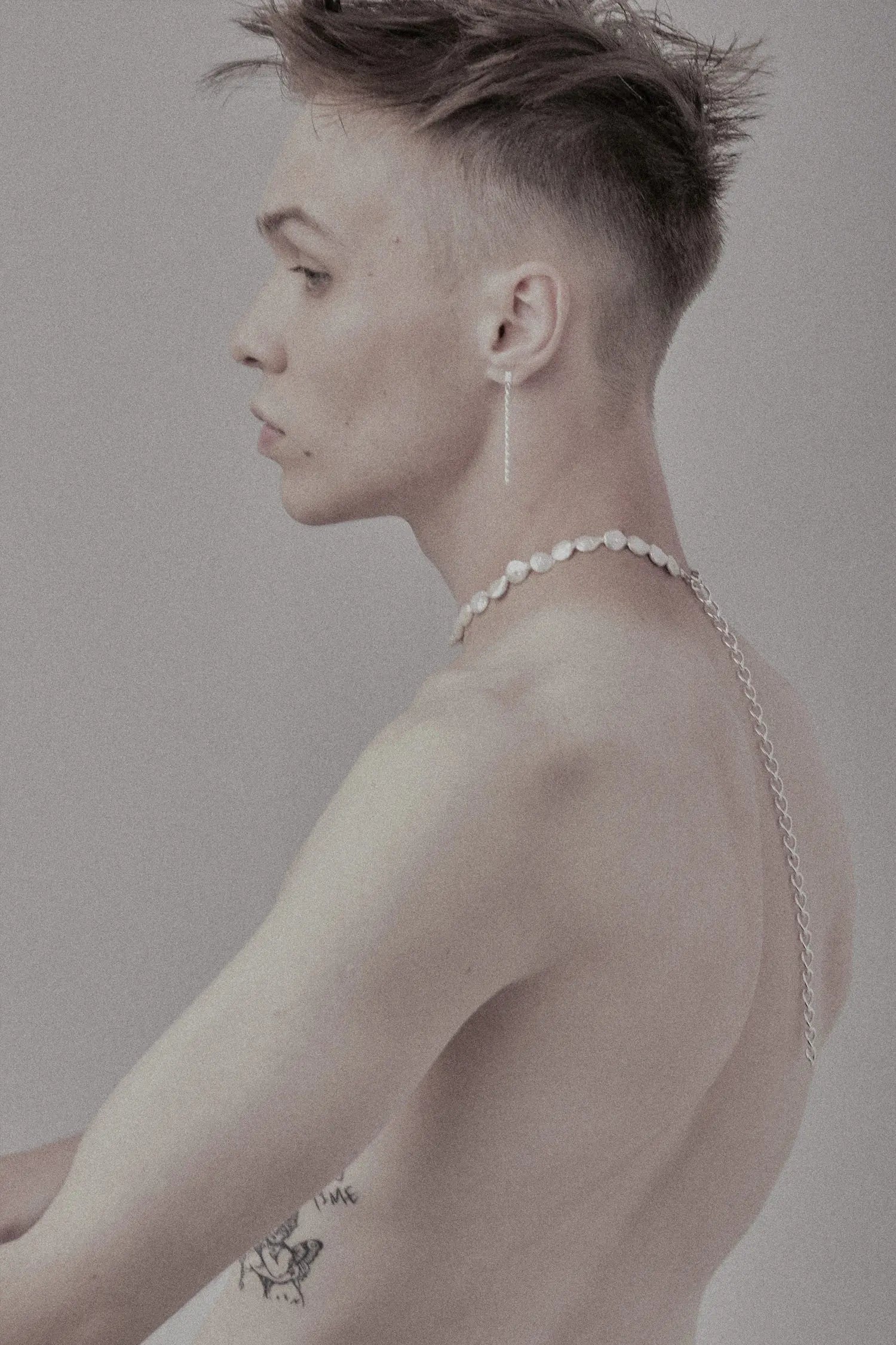 Coin Baroque Pearl Long Necklace | HERGO