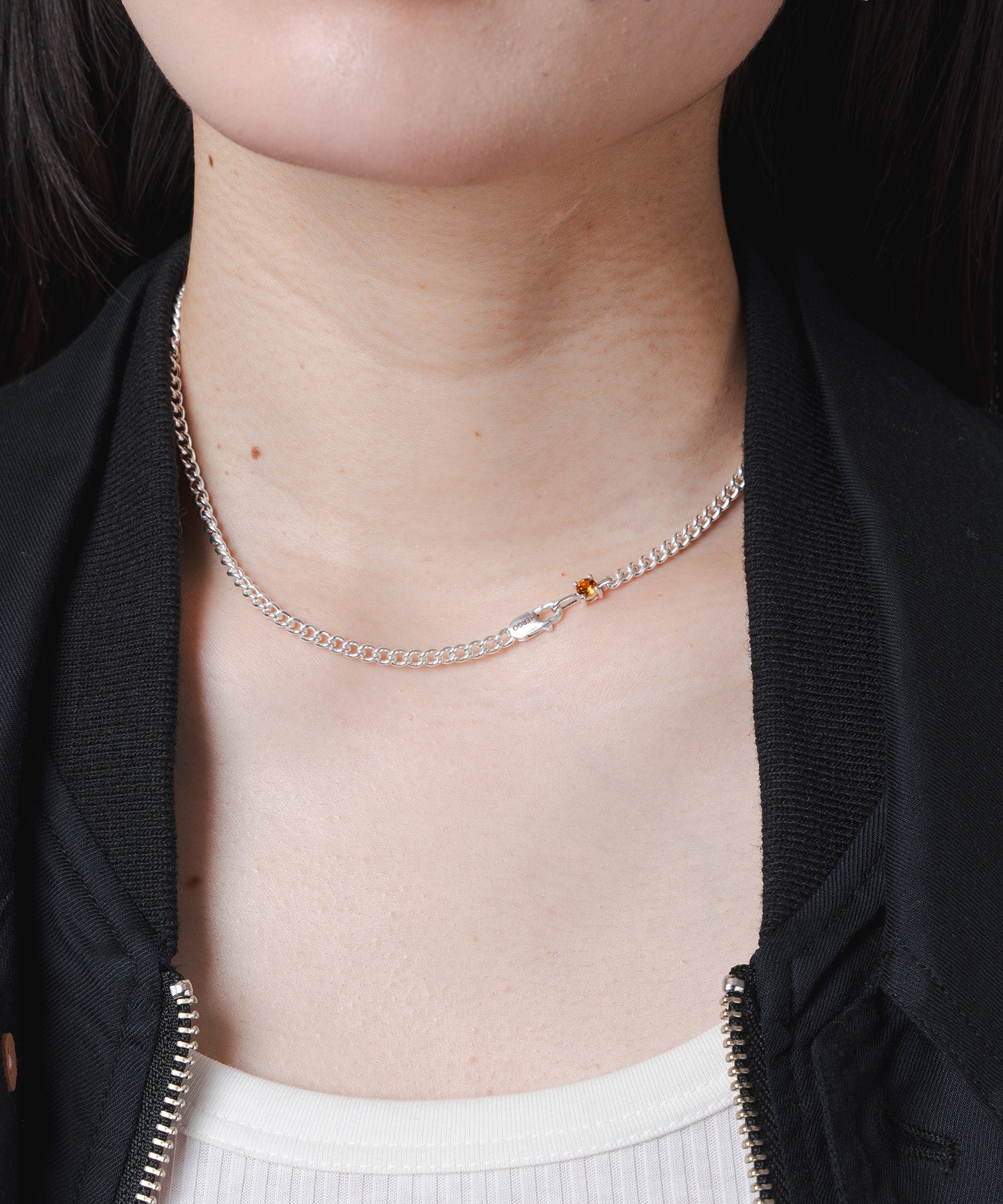 Round cut Necklace color SV-925| HERGO