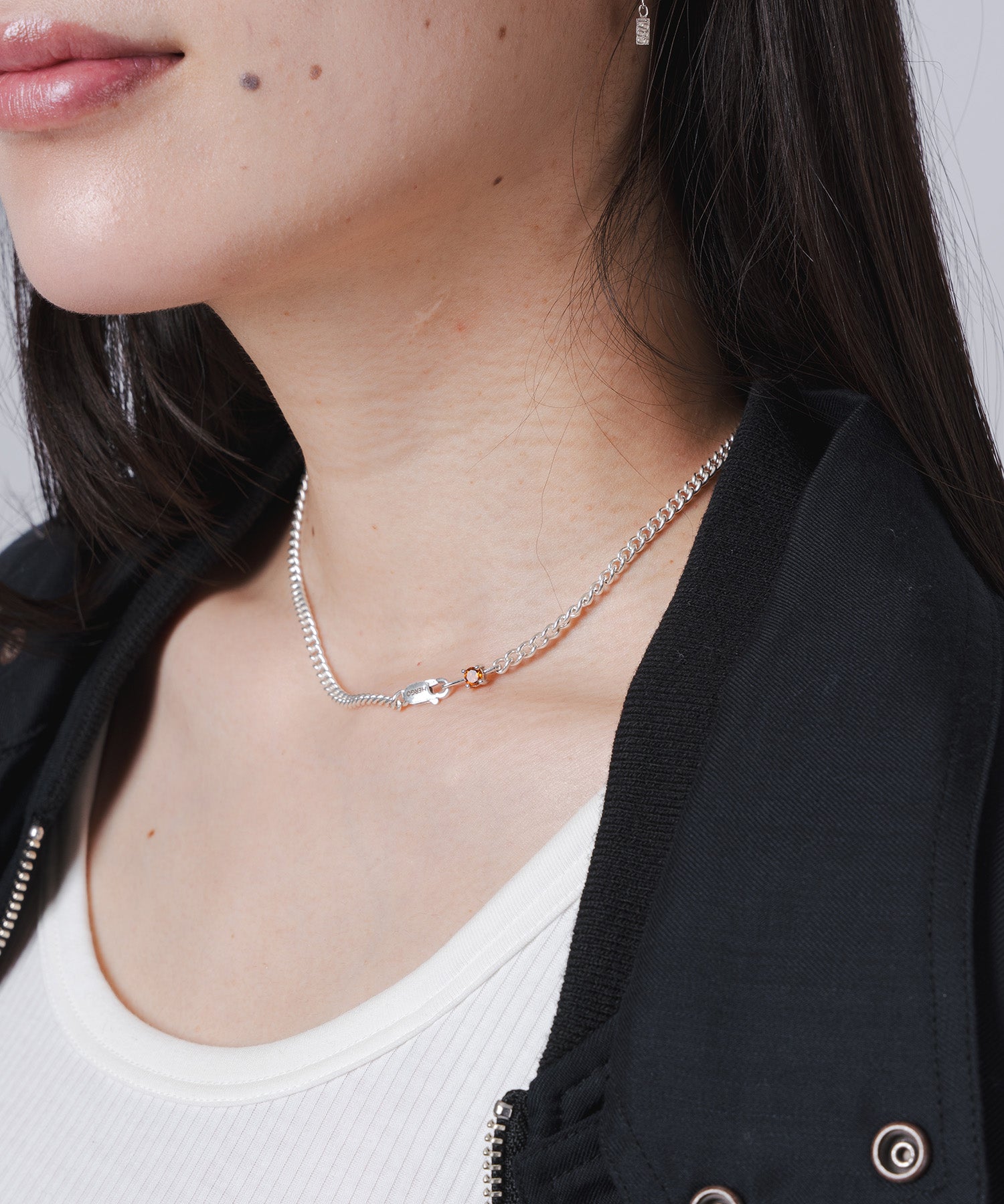 Round cut Necklace color SV-925| HERGO