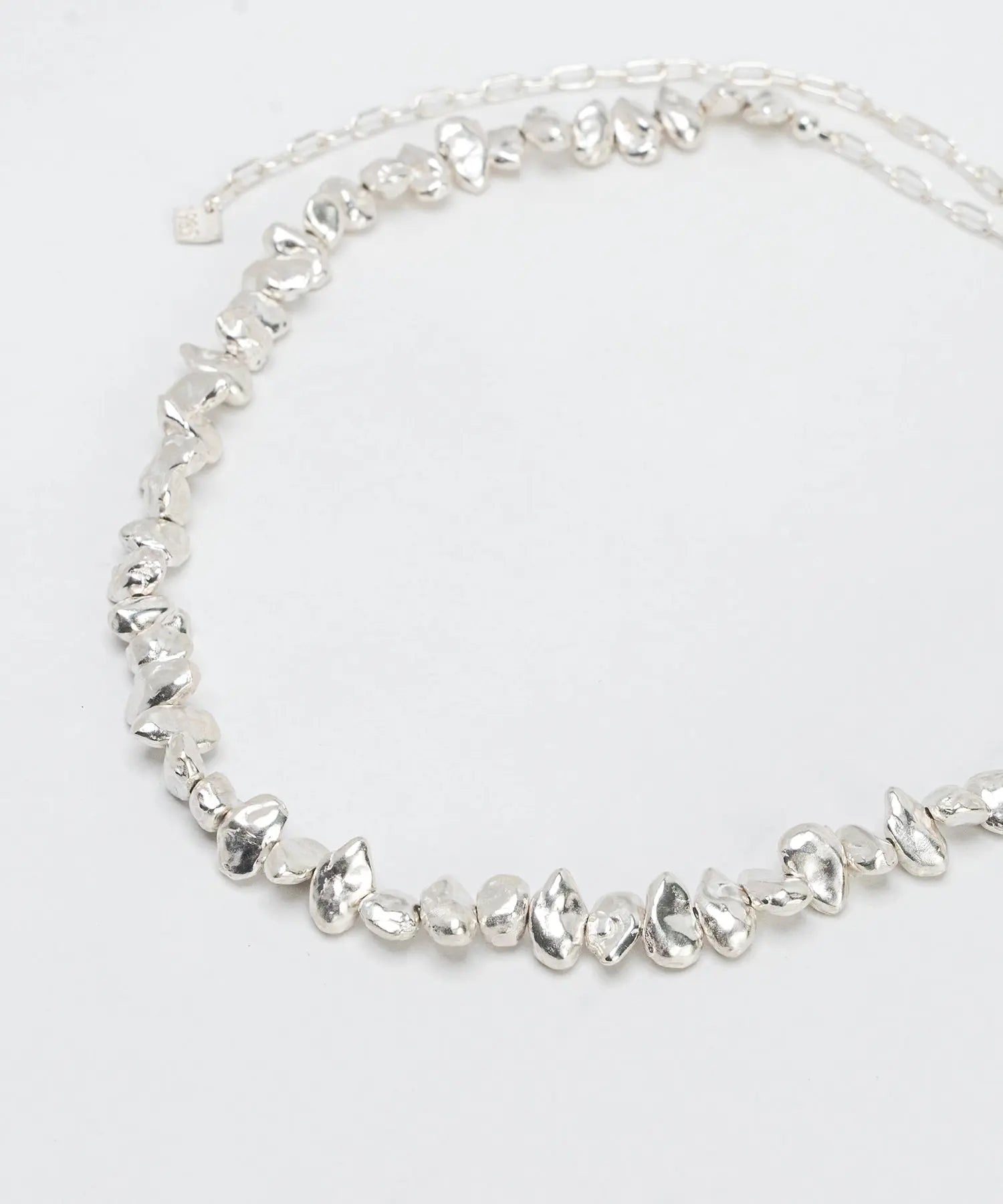 Pearl single necklace ALL SILVER925【直営限定】|HERGO