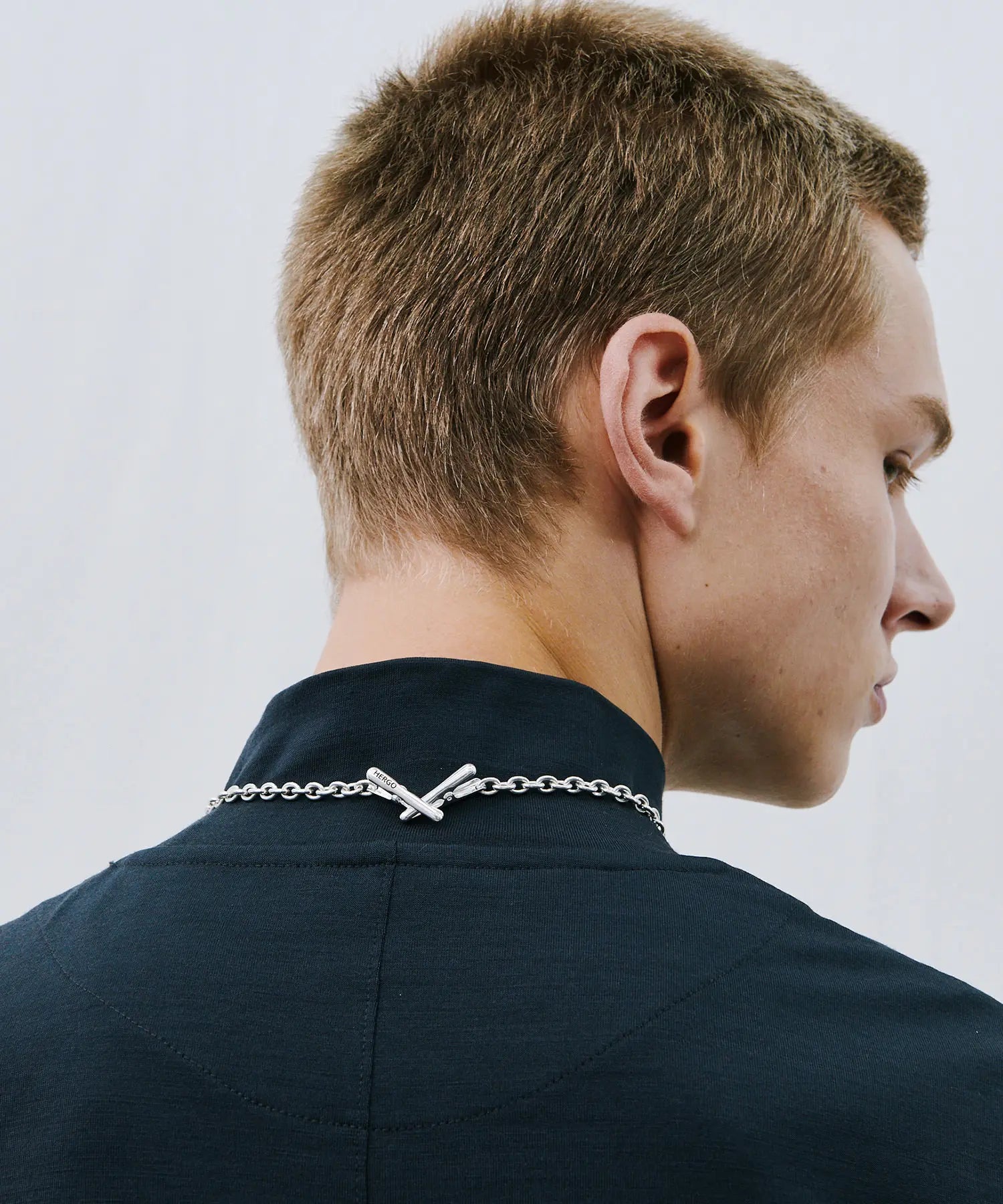 DENKI clip W necklace AZUKI