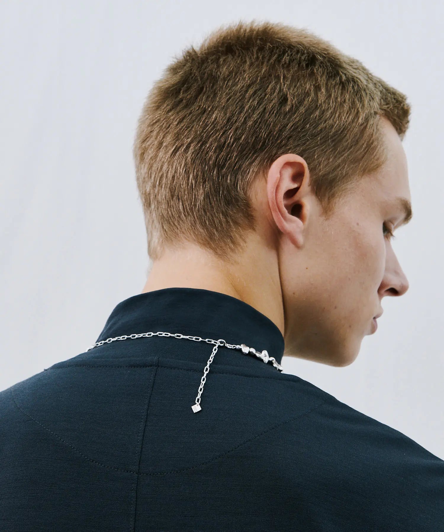 Pearl single necklace ALL SILVER925【直営限定】|HERGO