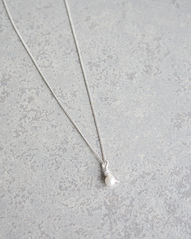 Rope Necklace SV-925 Pearl