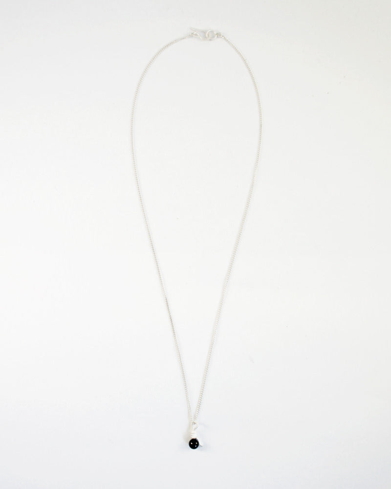 Rope Necklace SV-925 Onyx |HERGO