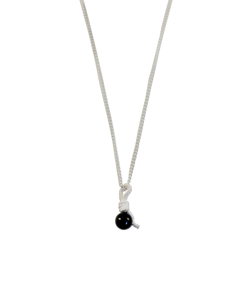 Rope Necklace SV-925 Onyx |HERGO
