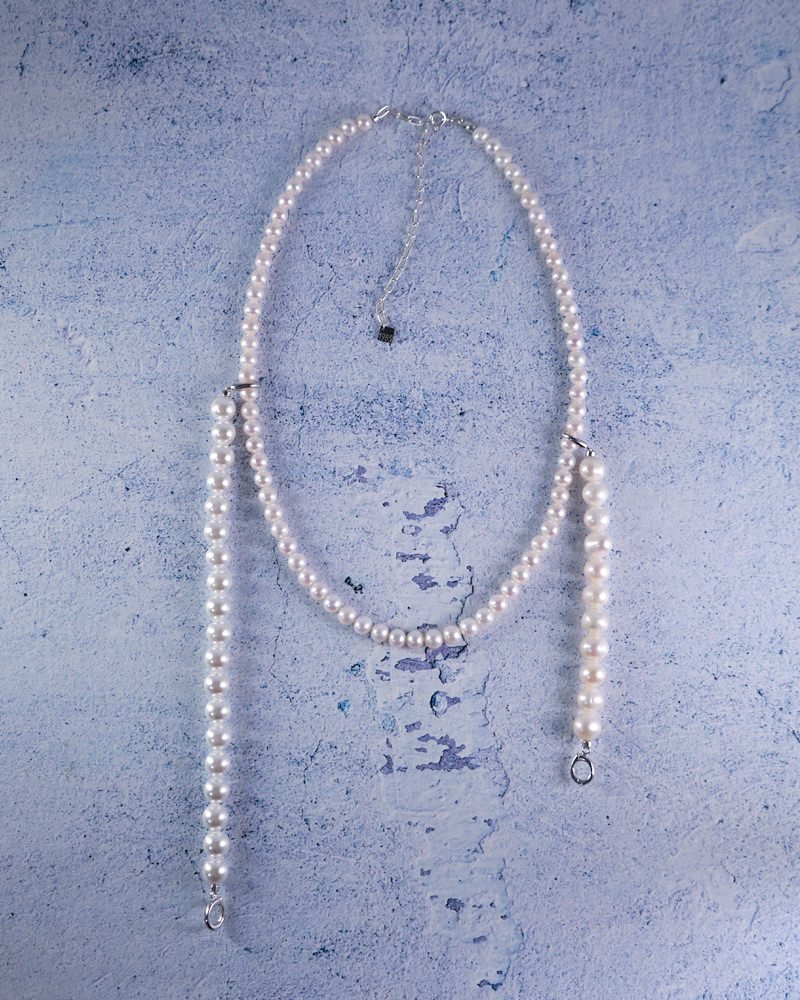 Add Pearl Necklace SV-925| HERGO