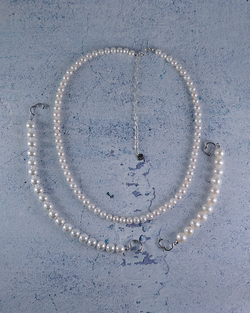 Add Pearl Necklace SV-925| HERGO