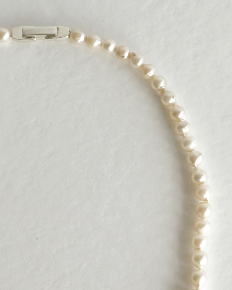 AKOYA Pearl Short Necklace SV-925| HERGO