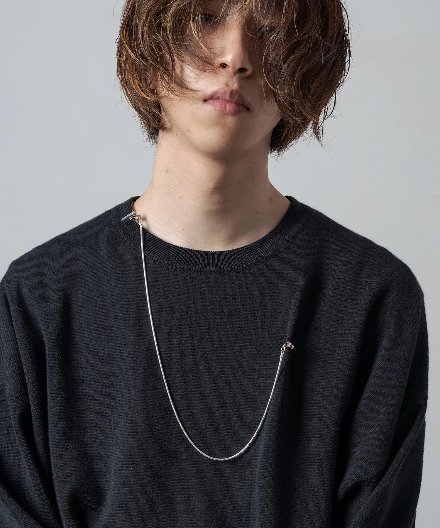 DENKI clip W necklace snake| HERGO