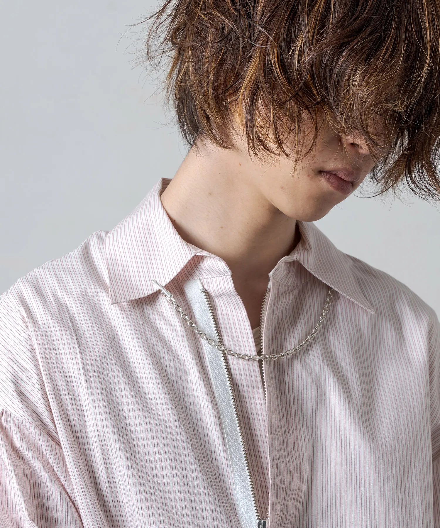 DENKI clip W necklace AZUKI