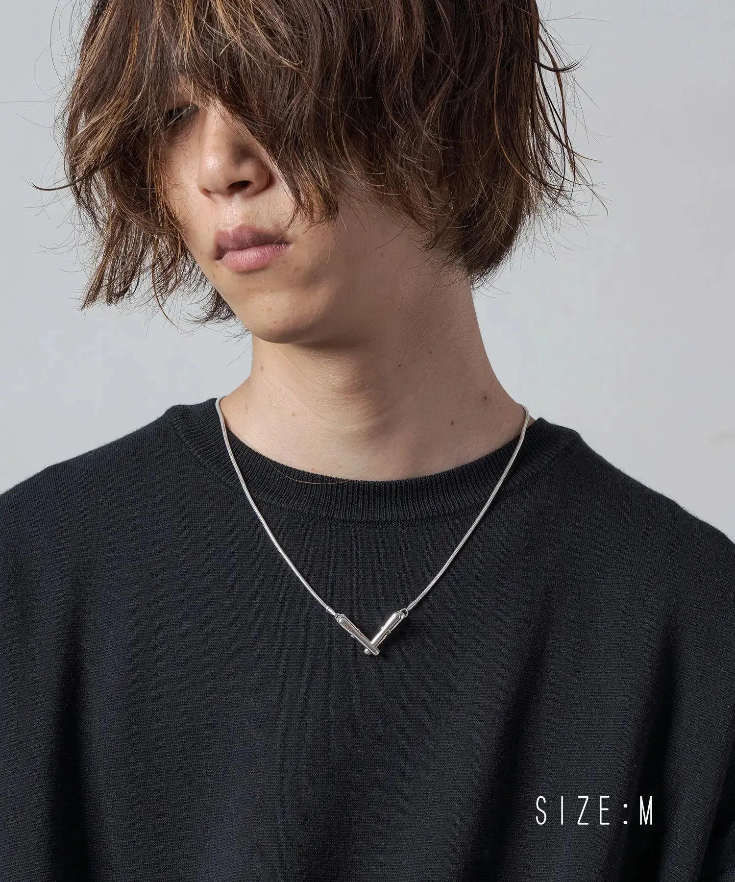 DENKI clip W necklace snake| HERGO