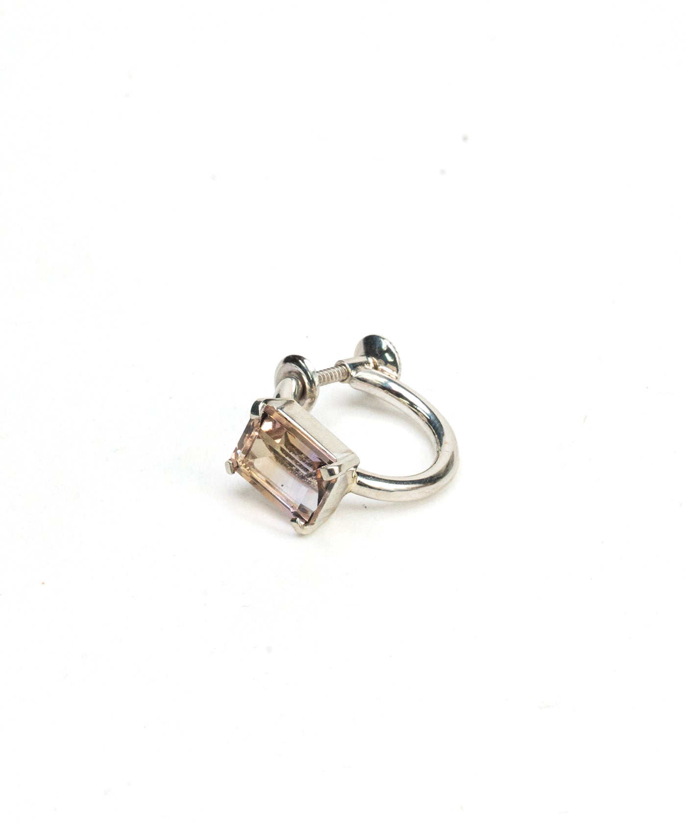 square stone Earring COLOR2 SV-925| HERGO