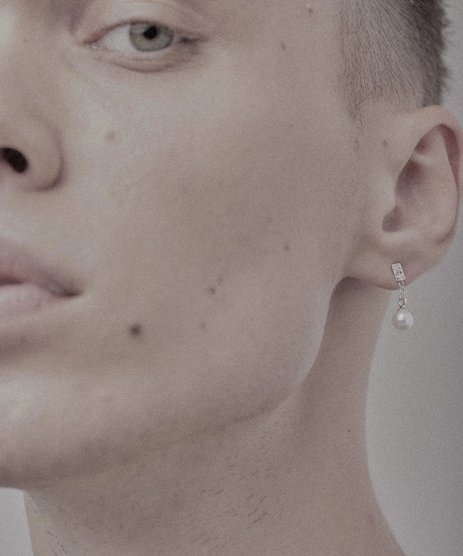 AKOYA Pearl Short Chain pierce SV-925 | HERGO