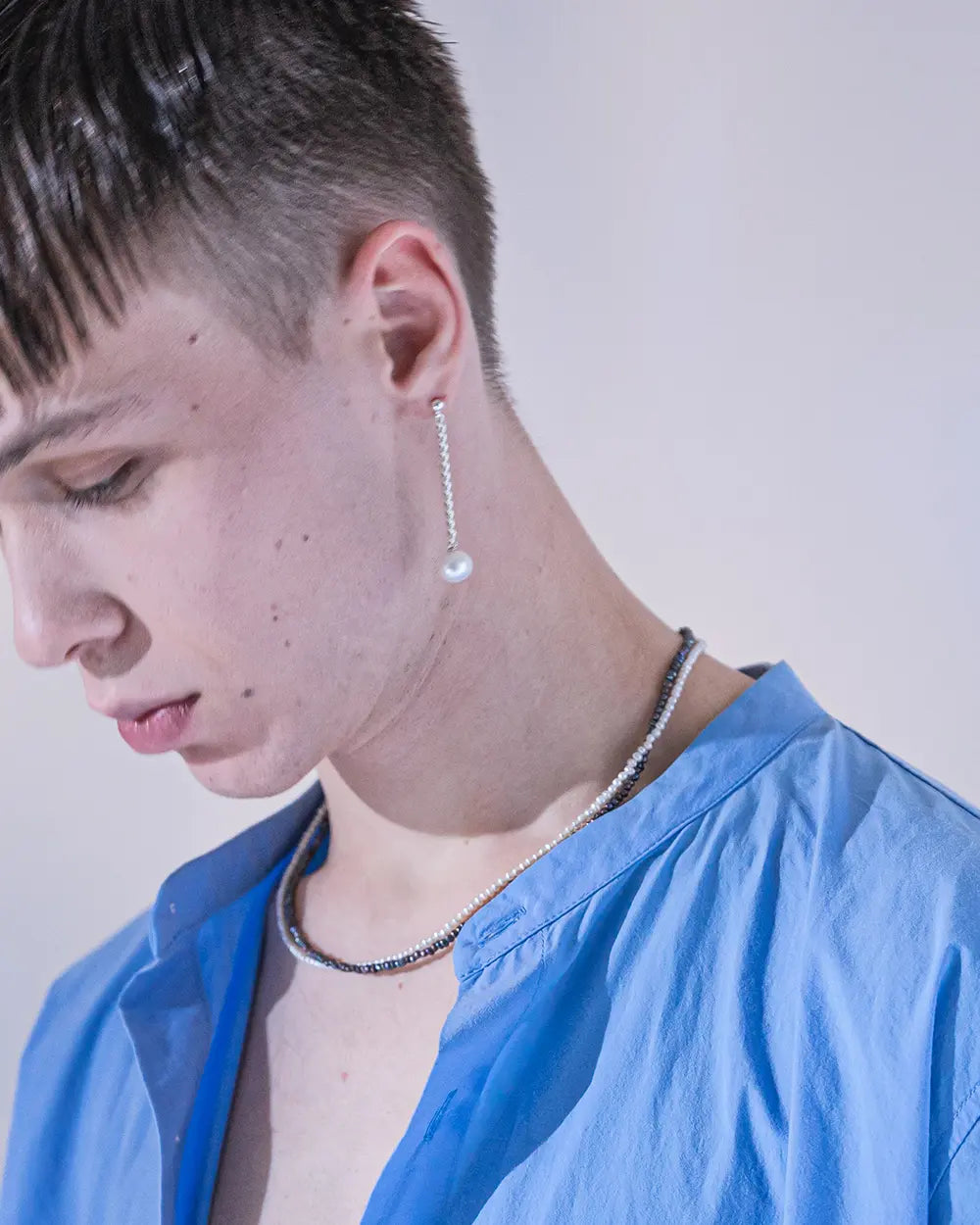 Chain Pearl pierce SV-925 | HERGO