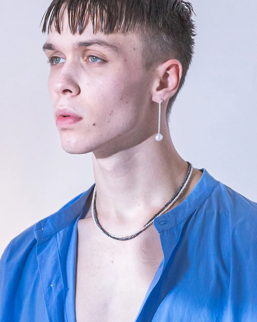 Chain Pearl pierce SV-925 | HERGO