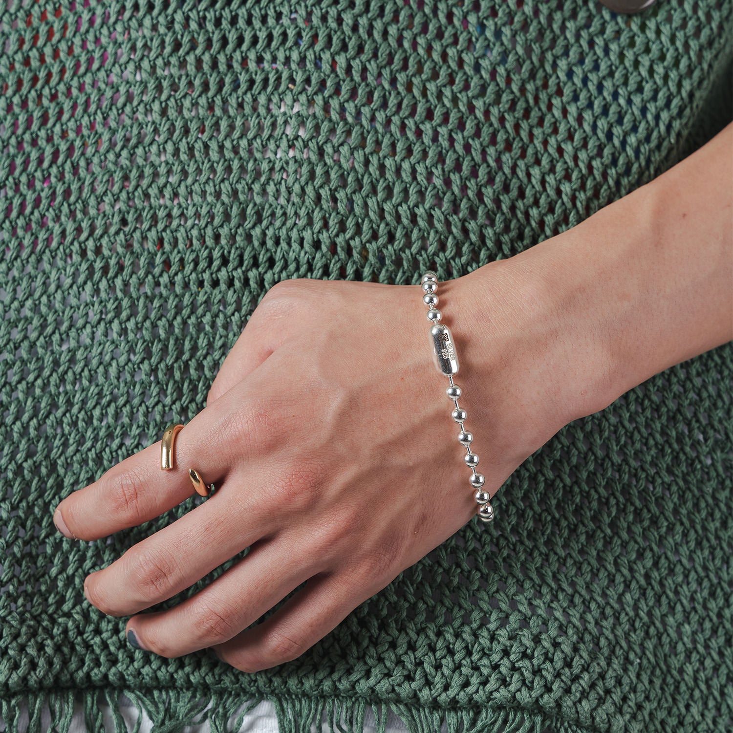 Large Ball chain bracelet | NARRATIVEPLATOON