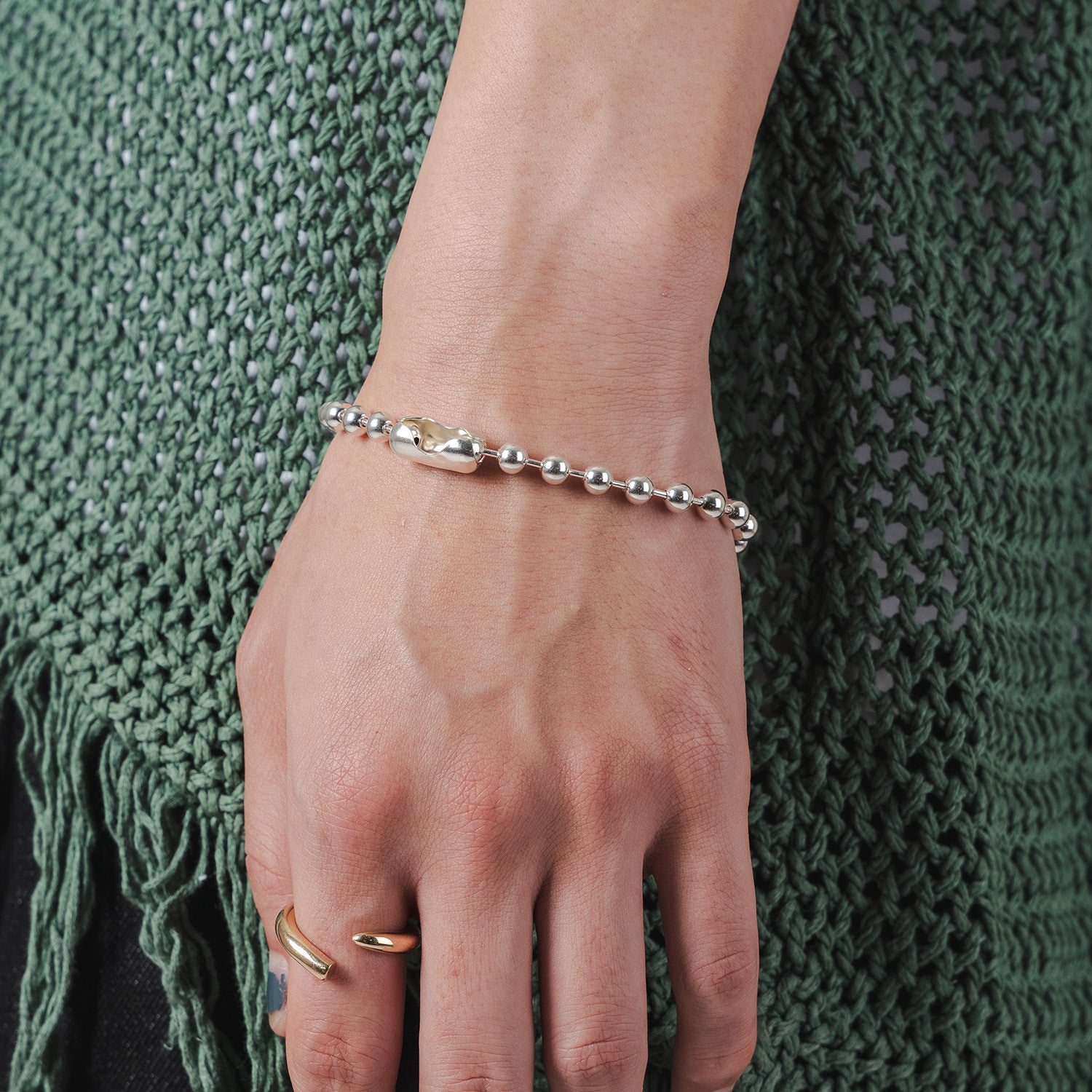 Large Ball chain bracelet | NARRATIVEPLATOON