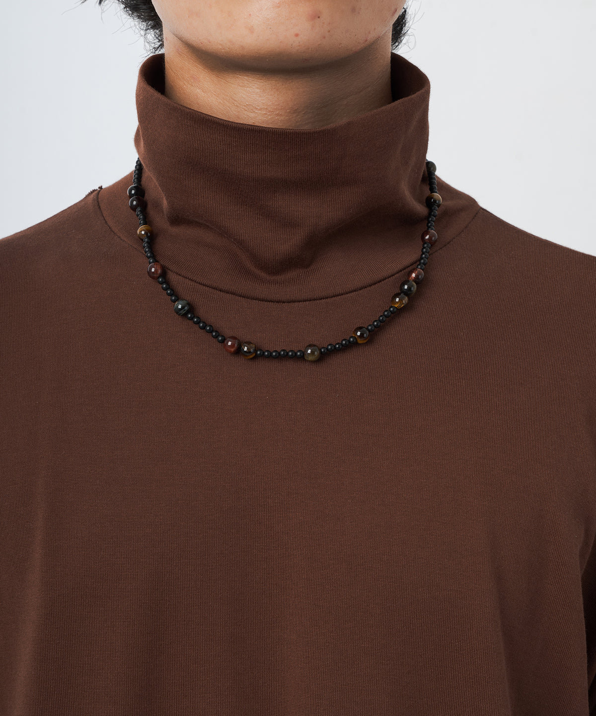 Macro Micro Tiger's eye Onyx Necklace | NARRATIVEPLATOON