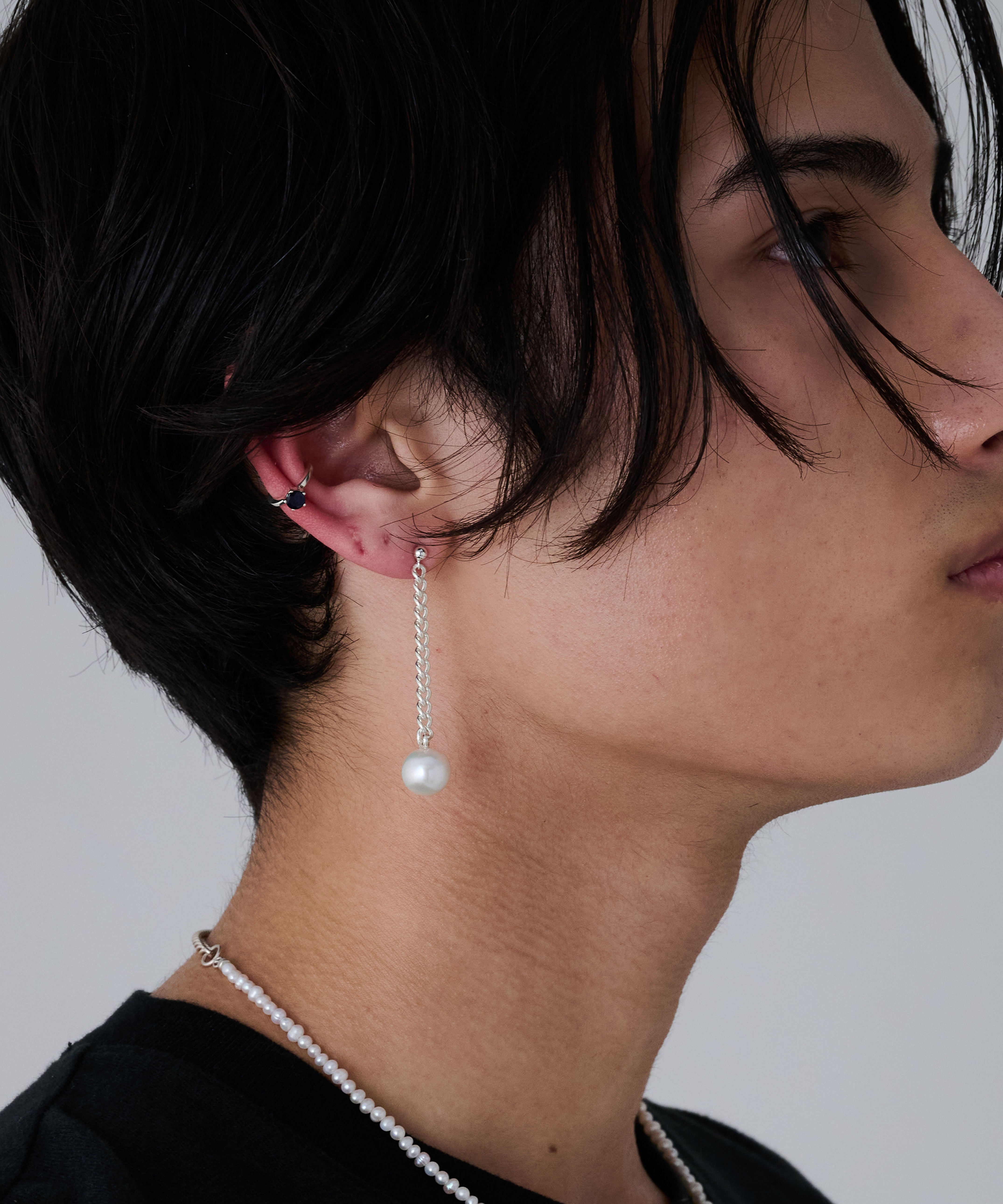 Chain Pearl pierce SV-925 | HERGO