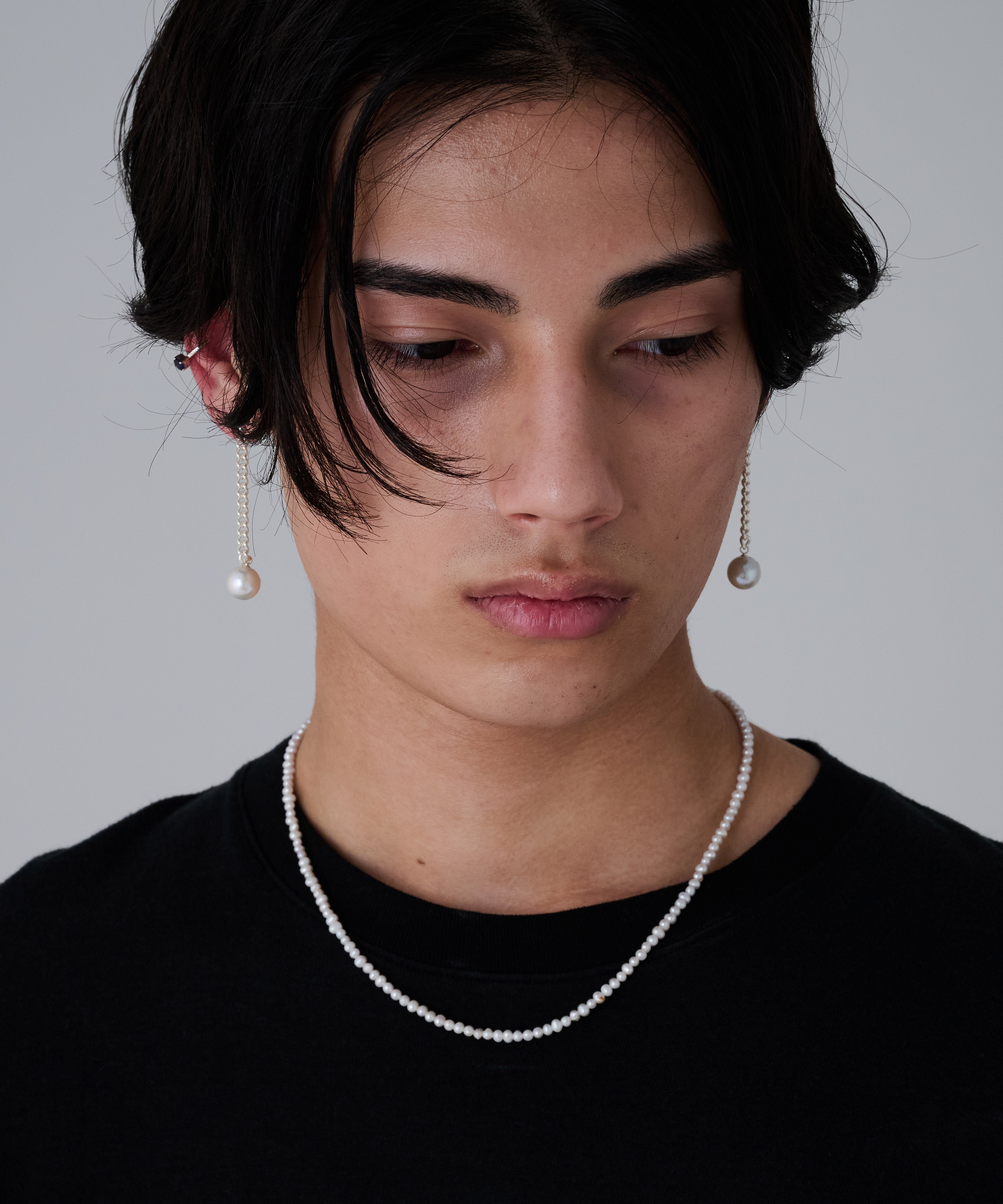 Baby Pearl Necklace SV-925 WHITE| HERGO