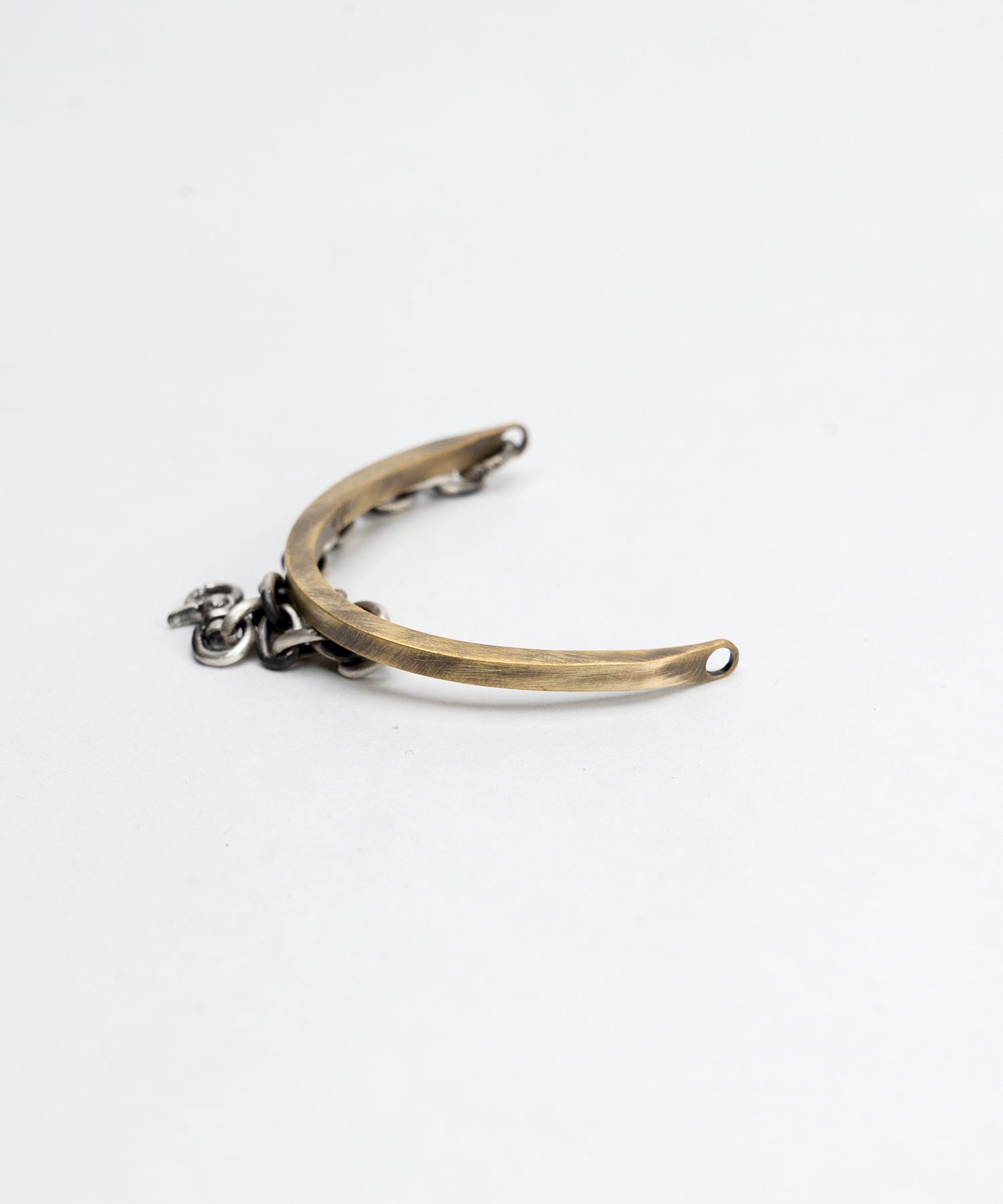 vertical Half bangle Gold×Silver | NARRATIVEPLATOON