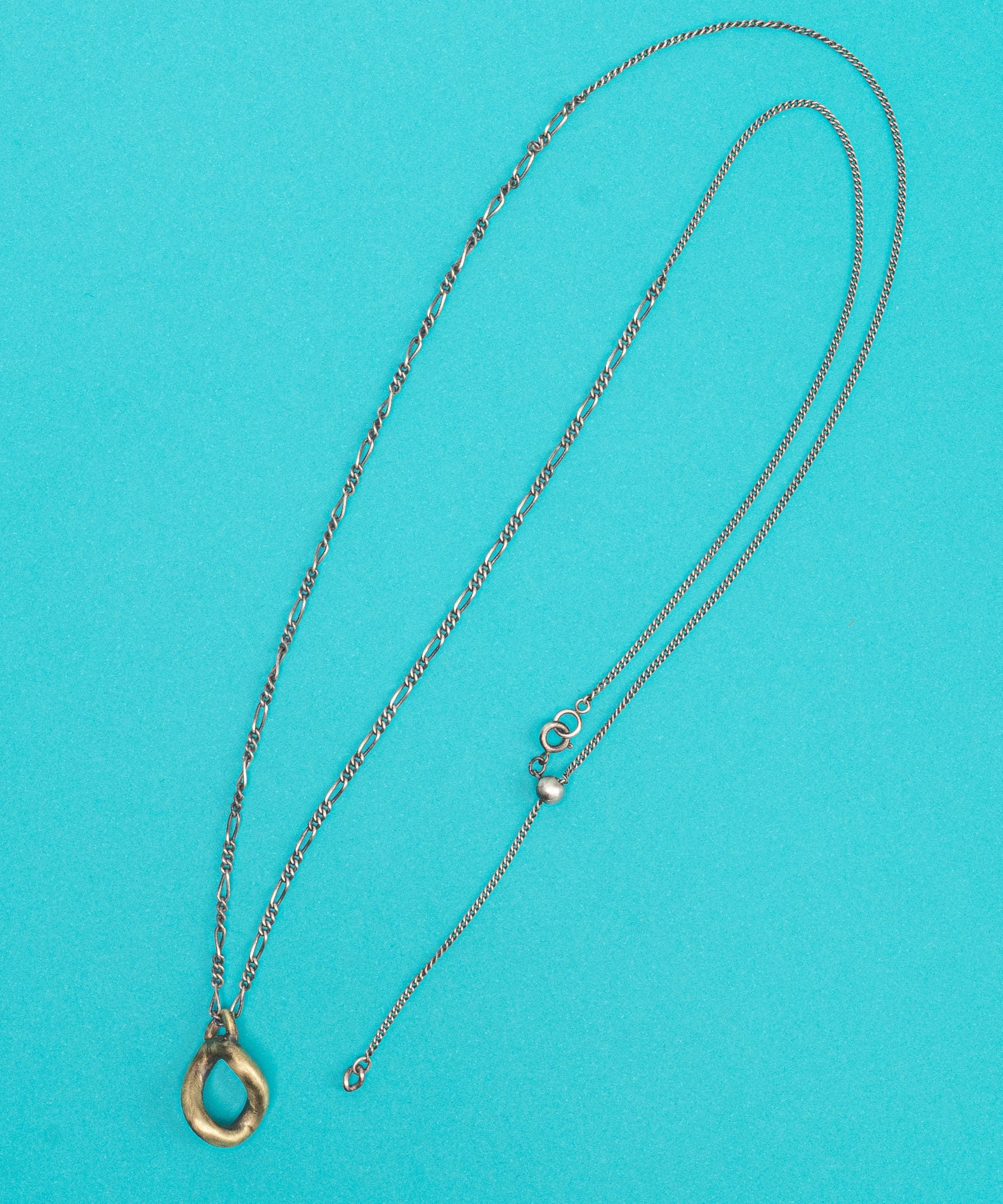 flat link chain top necklace | NARRATIVEPLATOON