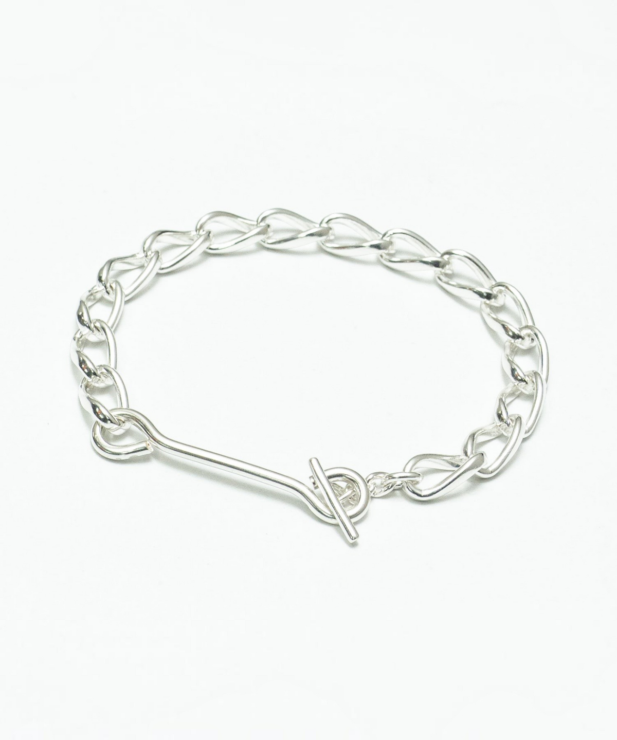 ROLE STOREのBind Chain Bracelet。手作り感のあるシルバー925/950製マンテルチェーンブレスレット。