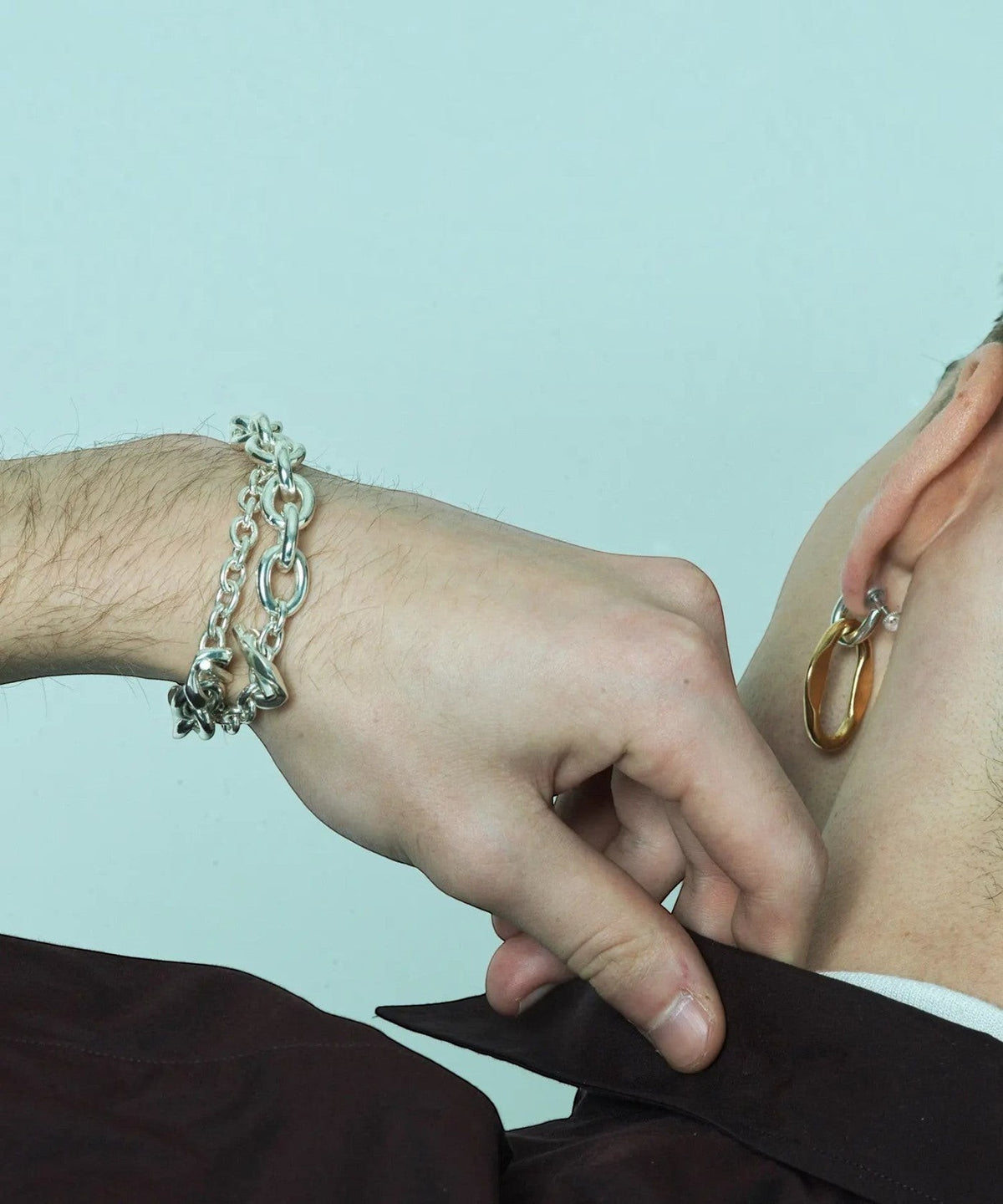 KING Chain Bracelet men's SV-925 | NARRATIVEPLATOON