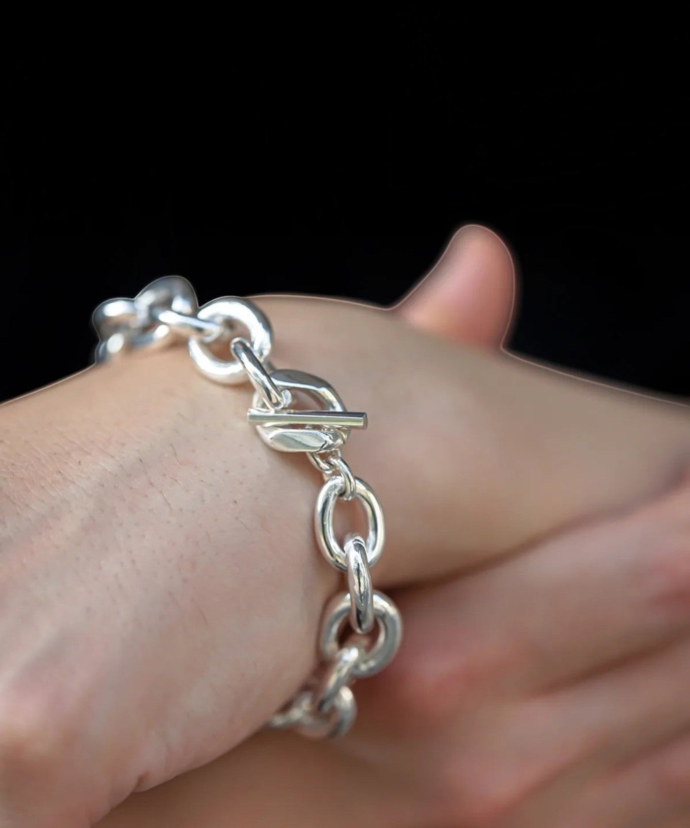 KING Chain Bracelet men's SV-925 | NARRATIVEPLATOON