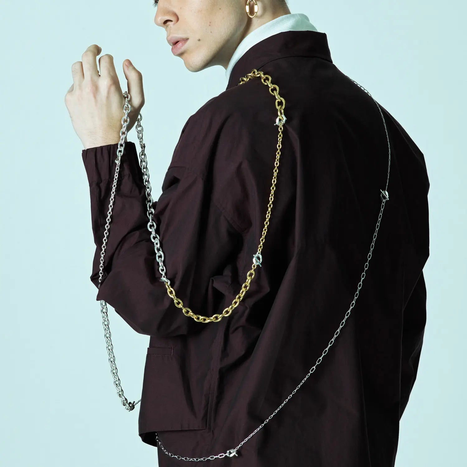 JACK Chain Bracelet men's BRASS | NARRATIVEPLATOON