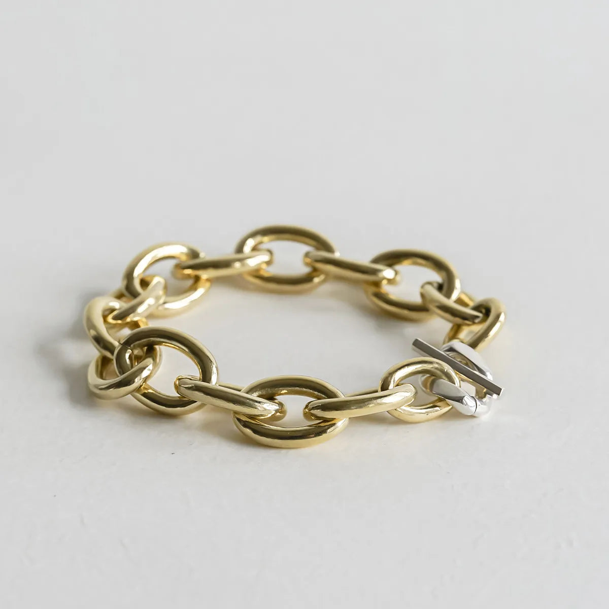 KING Chain Bracelet men's BRASS | NARRATIVEPLATOON