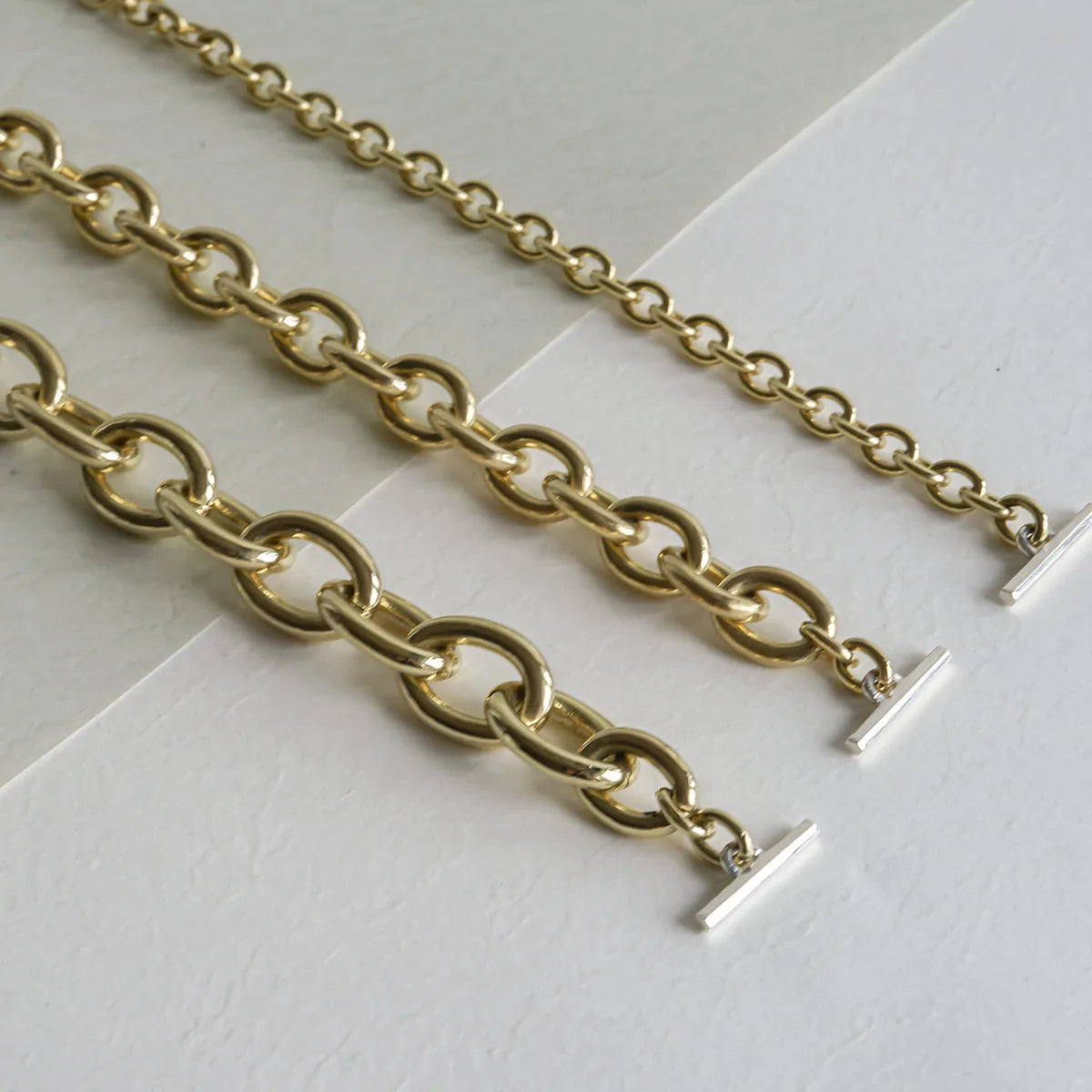 KING Chain Bracelet men's BRASS | NARRATIVEPLATOON