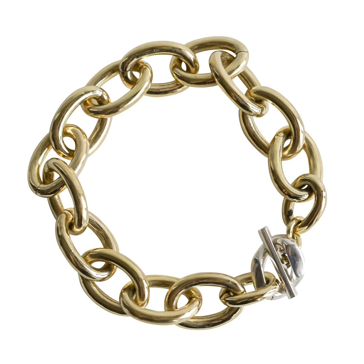 KING Chain Bracelet men's BRASS | NARRATIVEPLATOON
