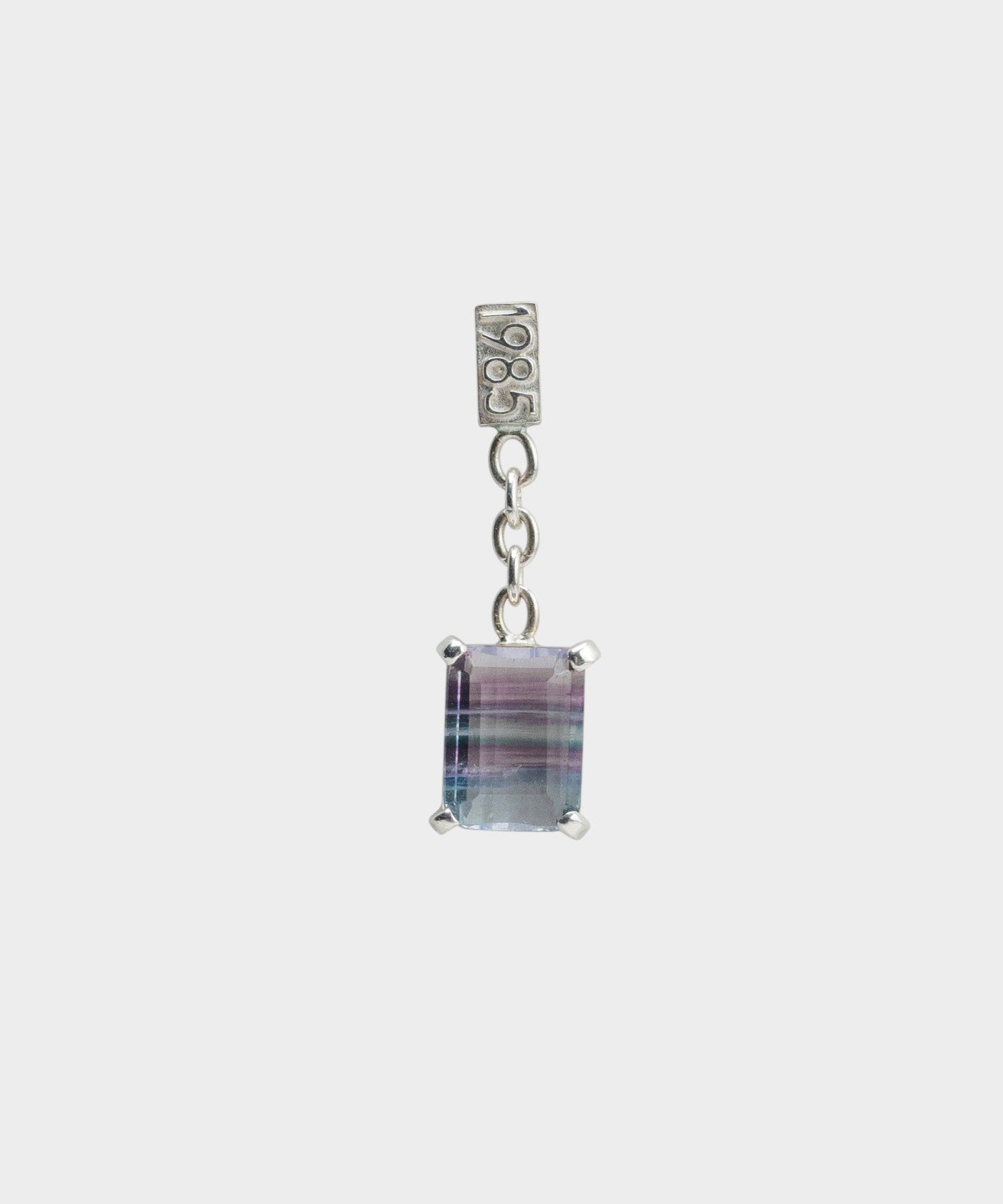 square stone pierce Fluorite SV-925| HERGO