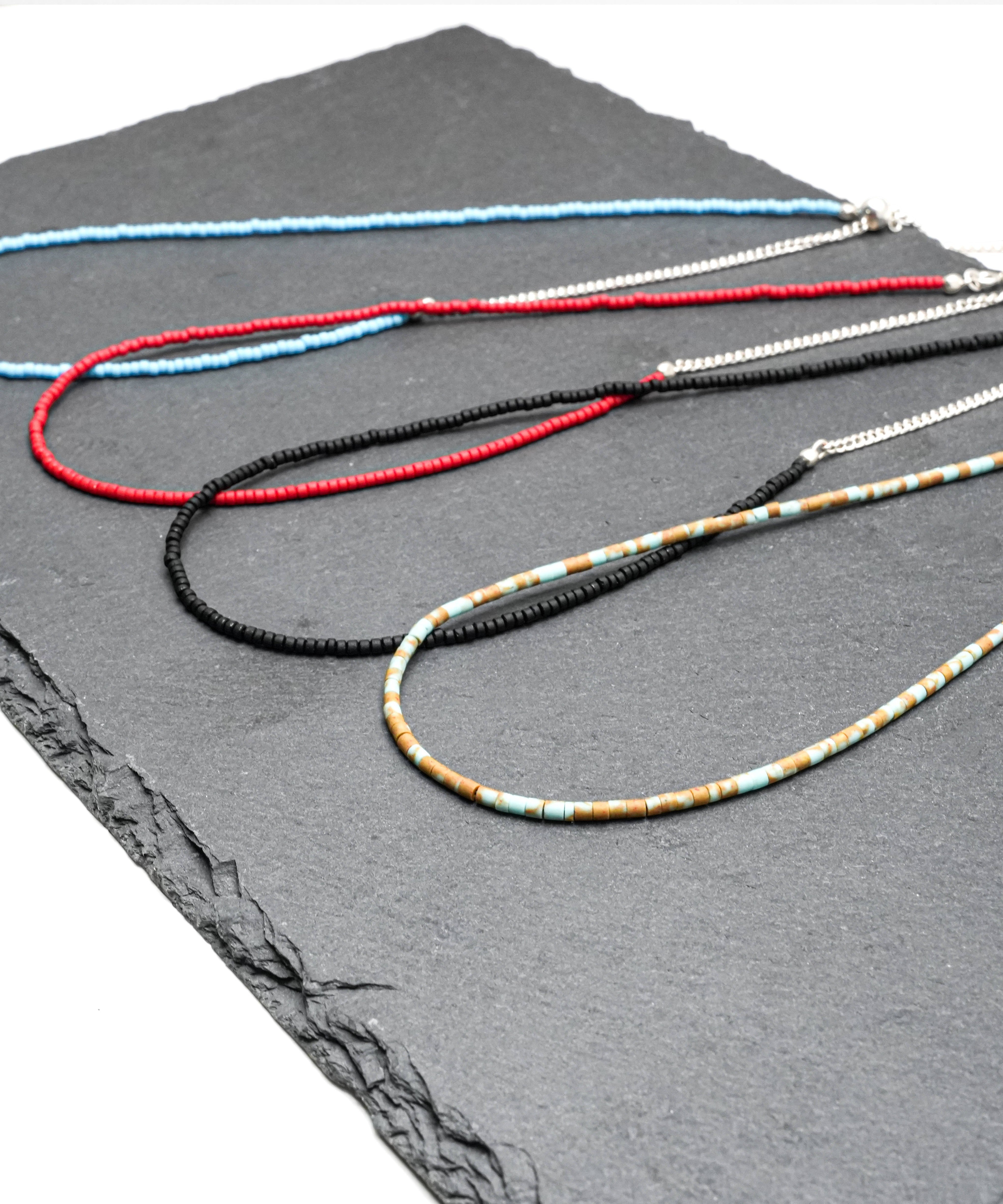 Afghan beads Line choker SV925 | NARRATIVEPLATOON