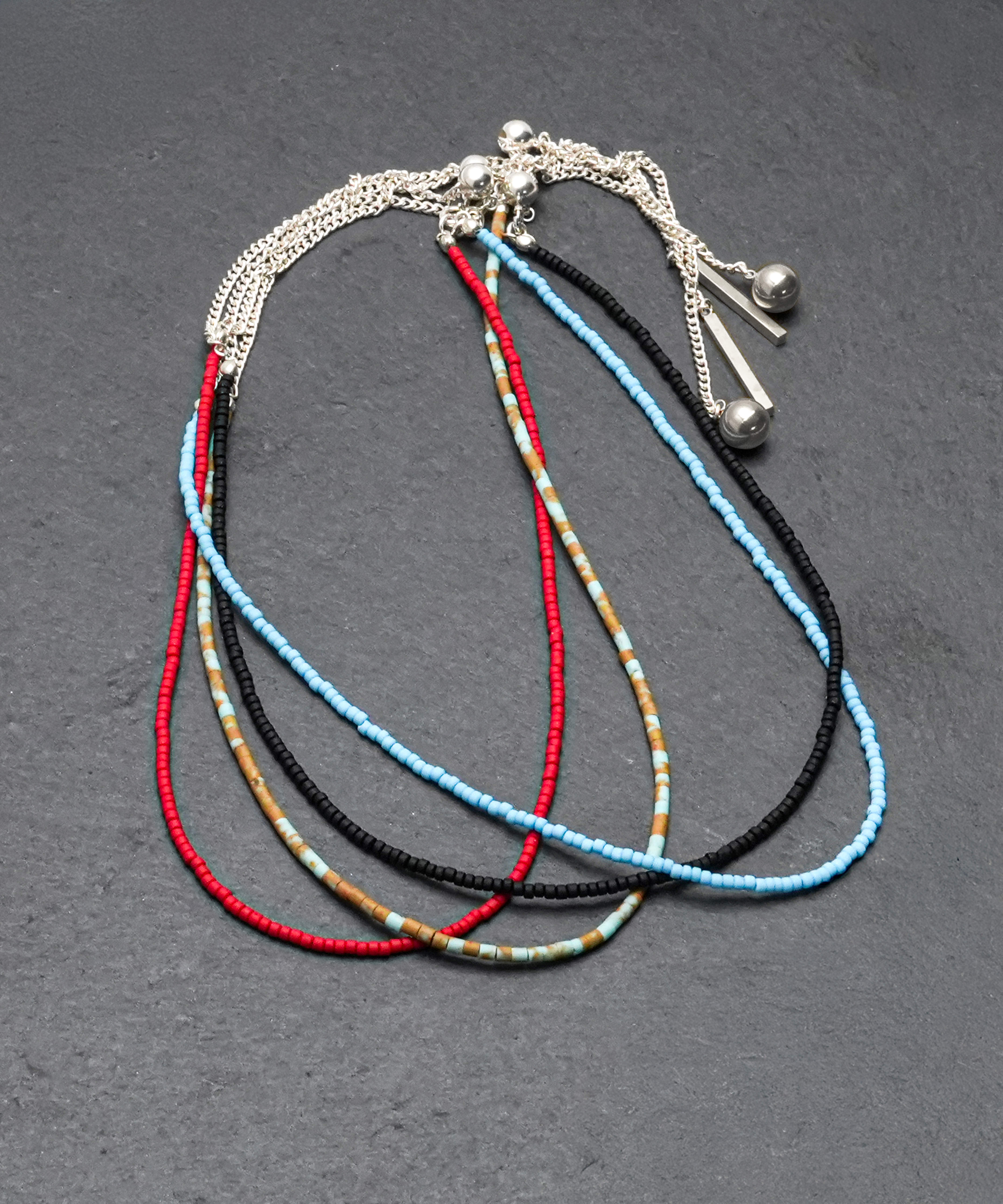 Afghan beads Line choker SV925 | NARRATIVEPLATOON