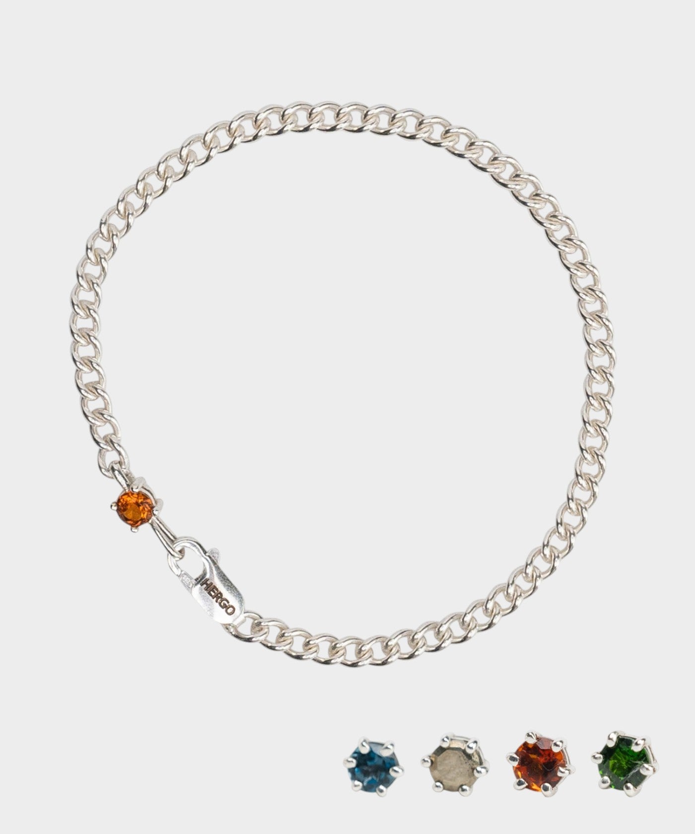 Round cut Bracelet color SV-925| HERGO